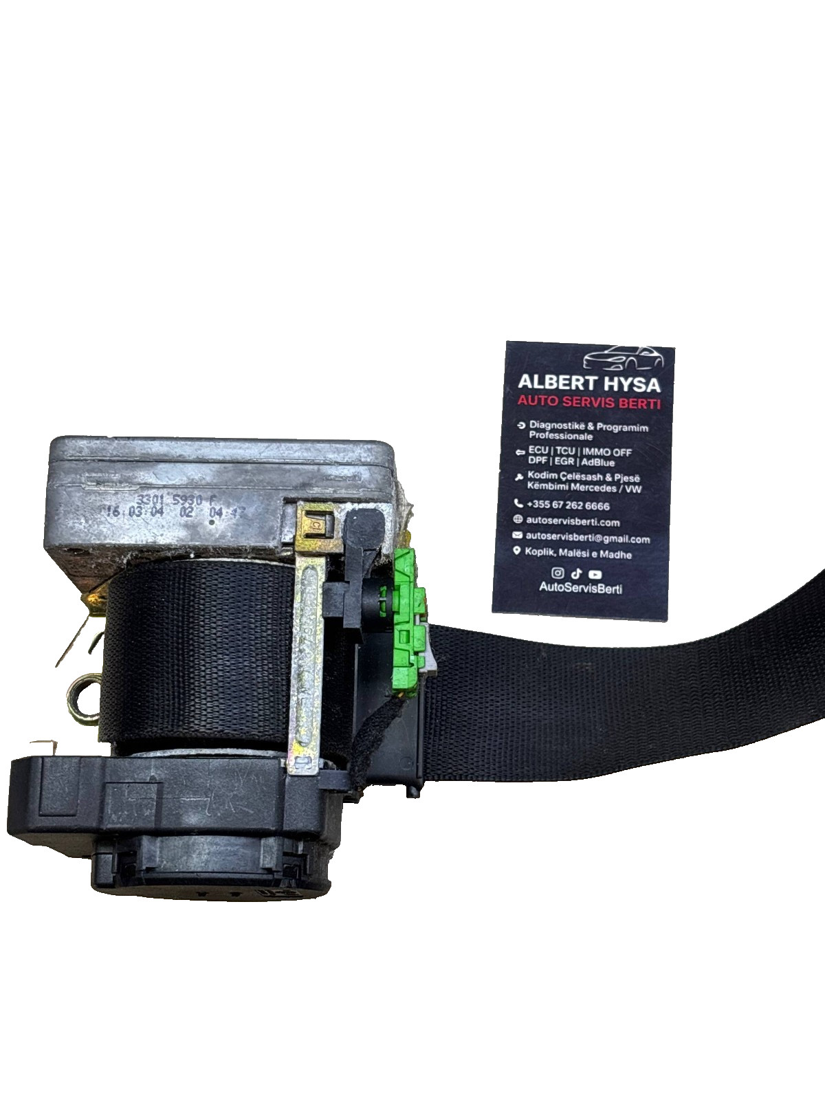 Mercedes-Benz Seat Belt Retractor 33015930F