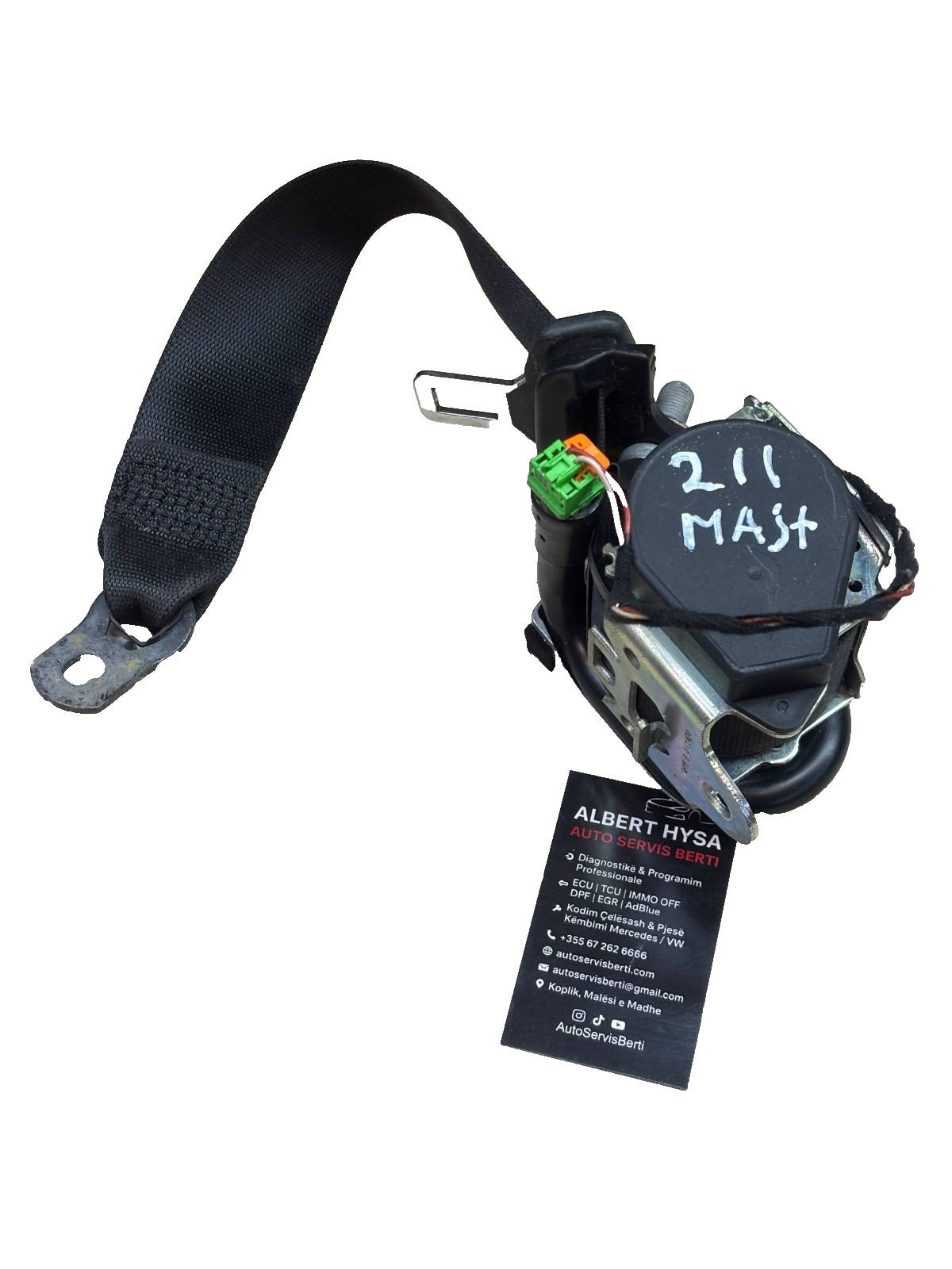 Mercedes-Benz W211 Rear Left Seat Belt Retractor