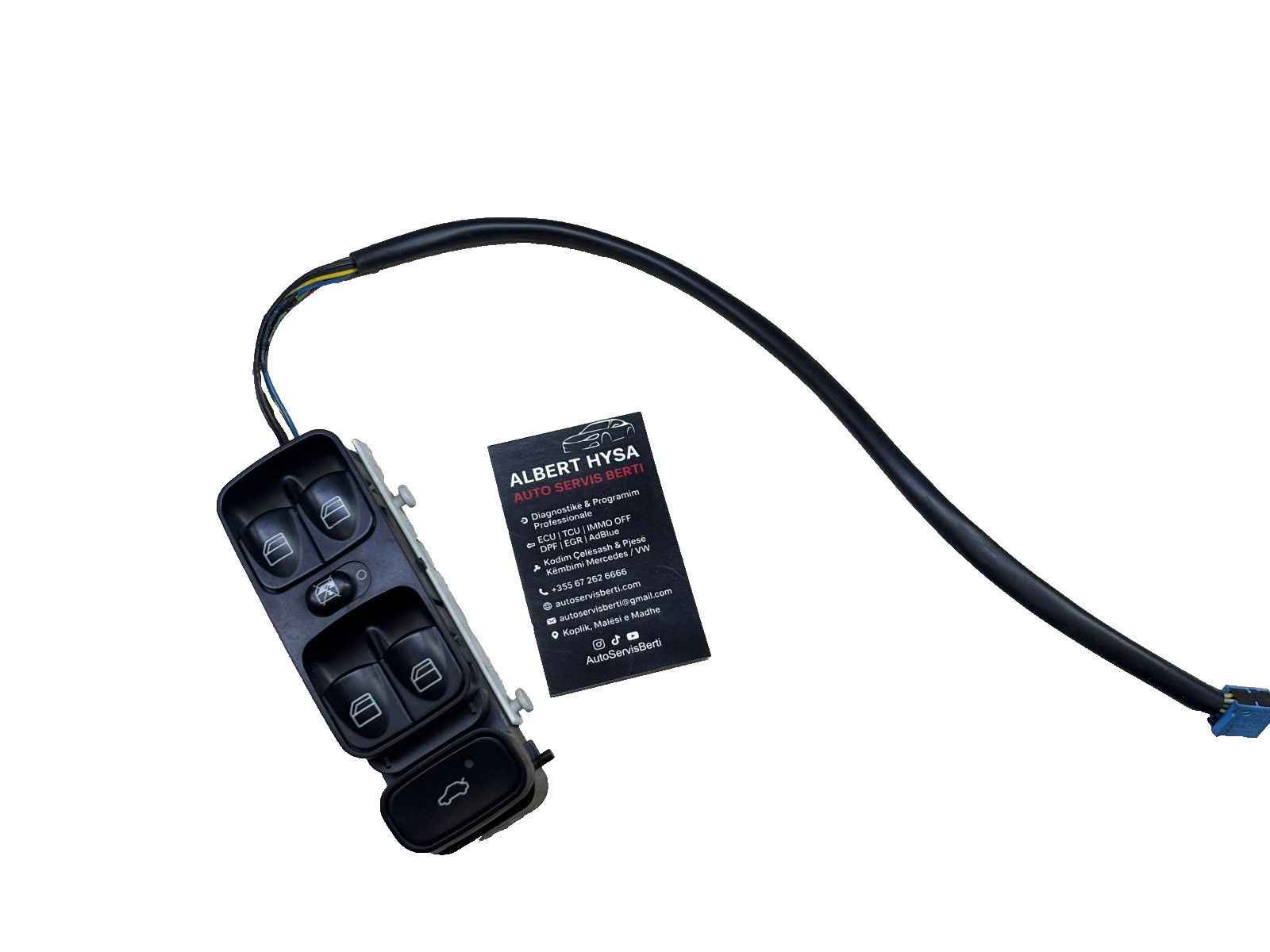 Mercedes W203 Driver Master Window Switch A2038210679 SWF 504955 OEM