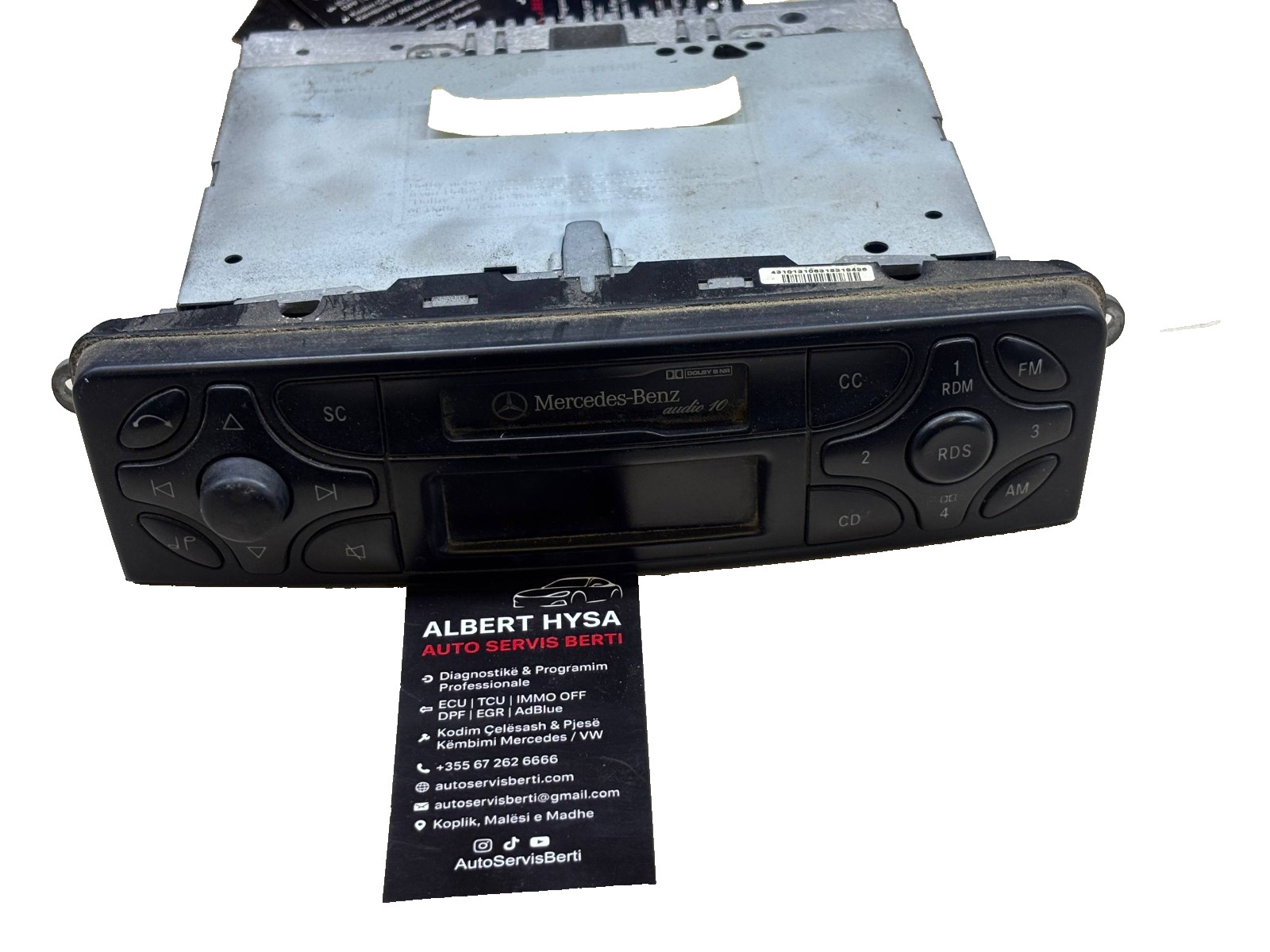 Mercedes W203 Audio 10 Radio Cassette A2038201686 Becker BE6019 OEM