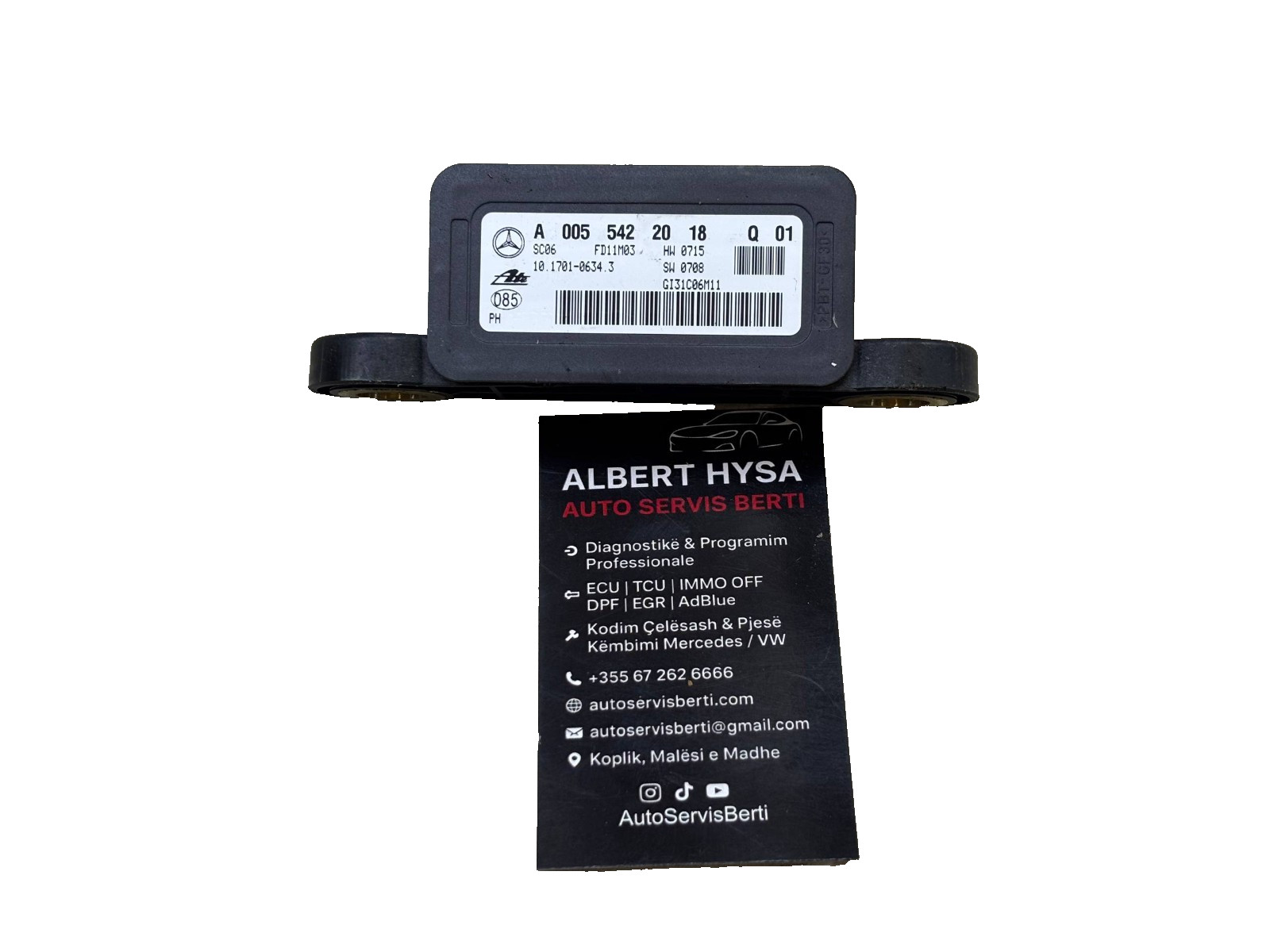 Mercedes Yaw Rate Acceleration Sensor A0055422018 ATE 10170106343 OEM