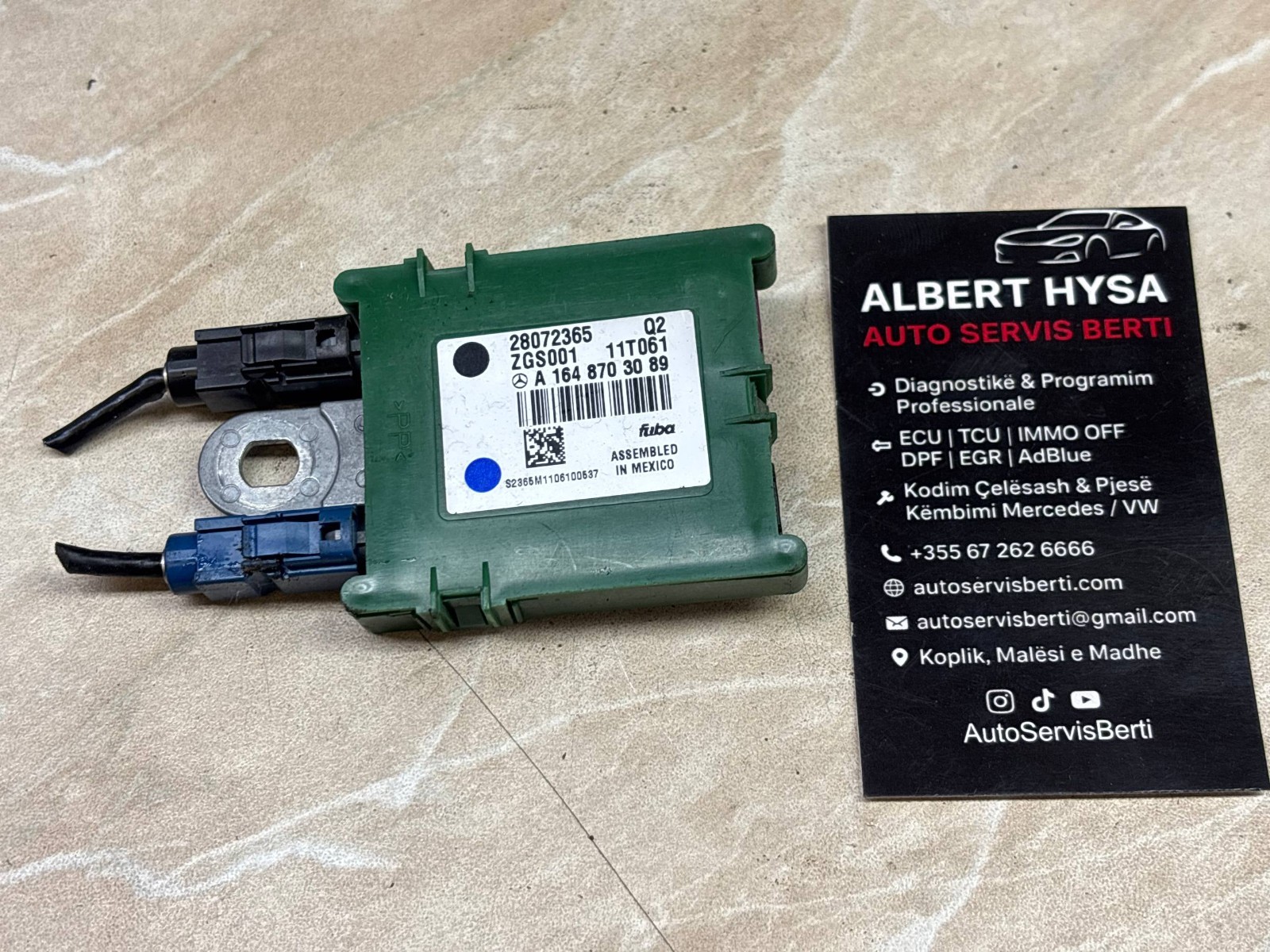 Mercedes W164 Fuba Antenna Amplifier Module A1648703089 OEM