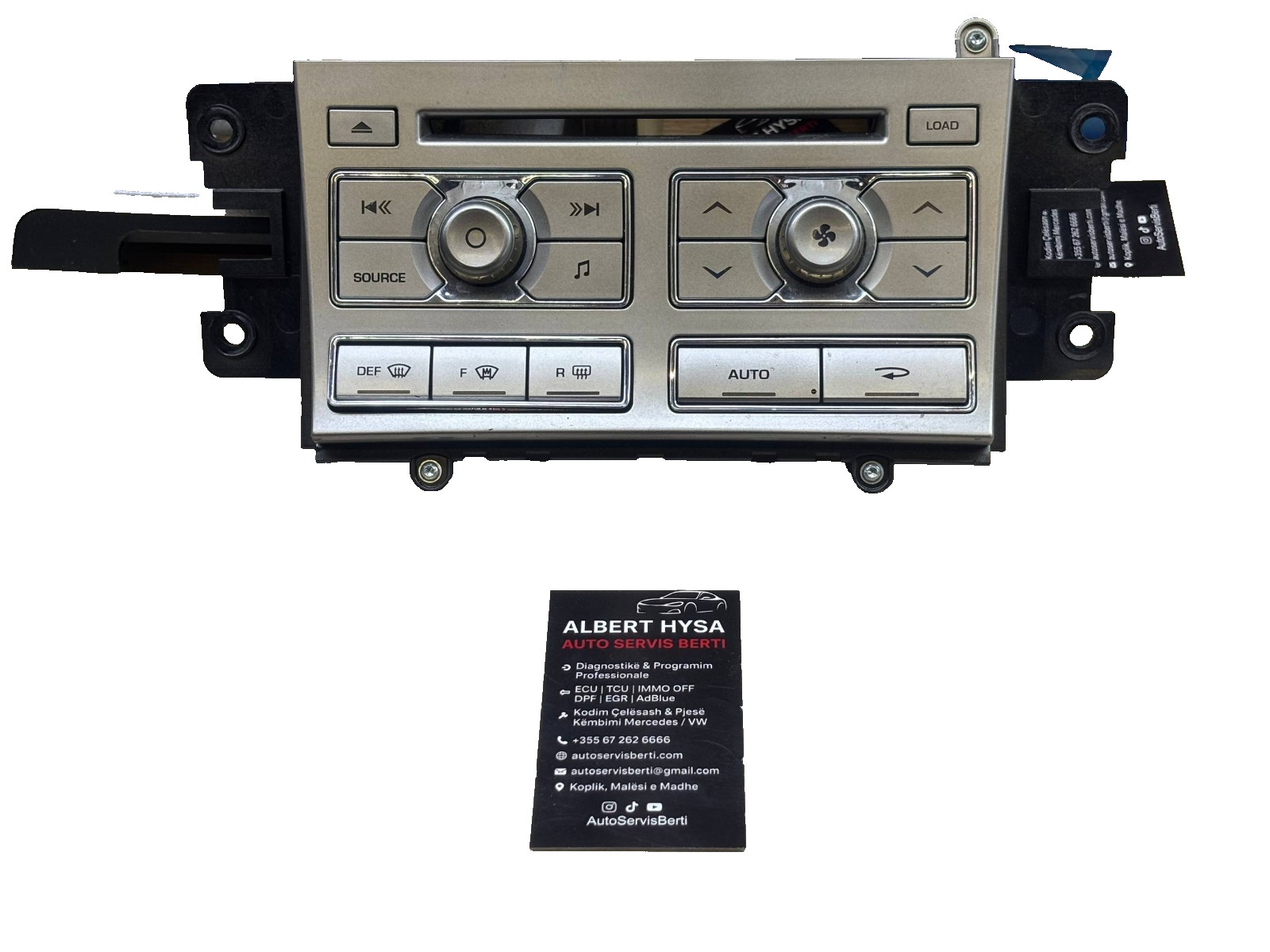 Jaguar XF 2010 Climate Control Panel CD Load Unit 8X23-18C858-AG Delphi