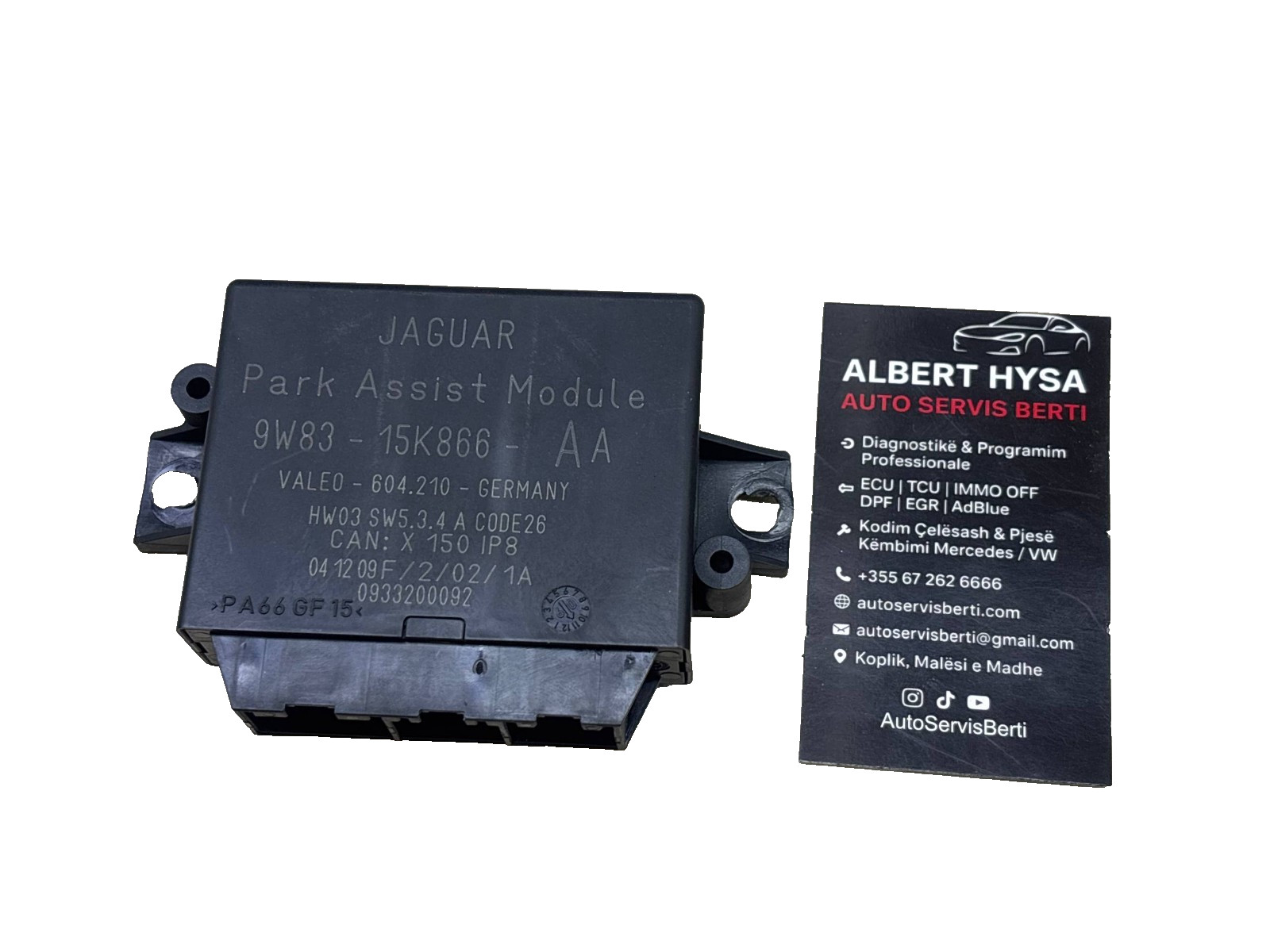 Jaguar XF 2010 Park Assist Module 9W83-15K866-AA Valeo Parking Sensor ECU