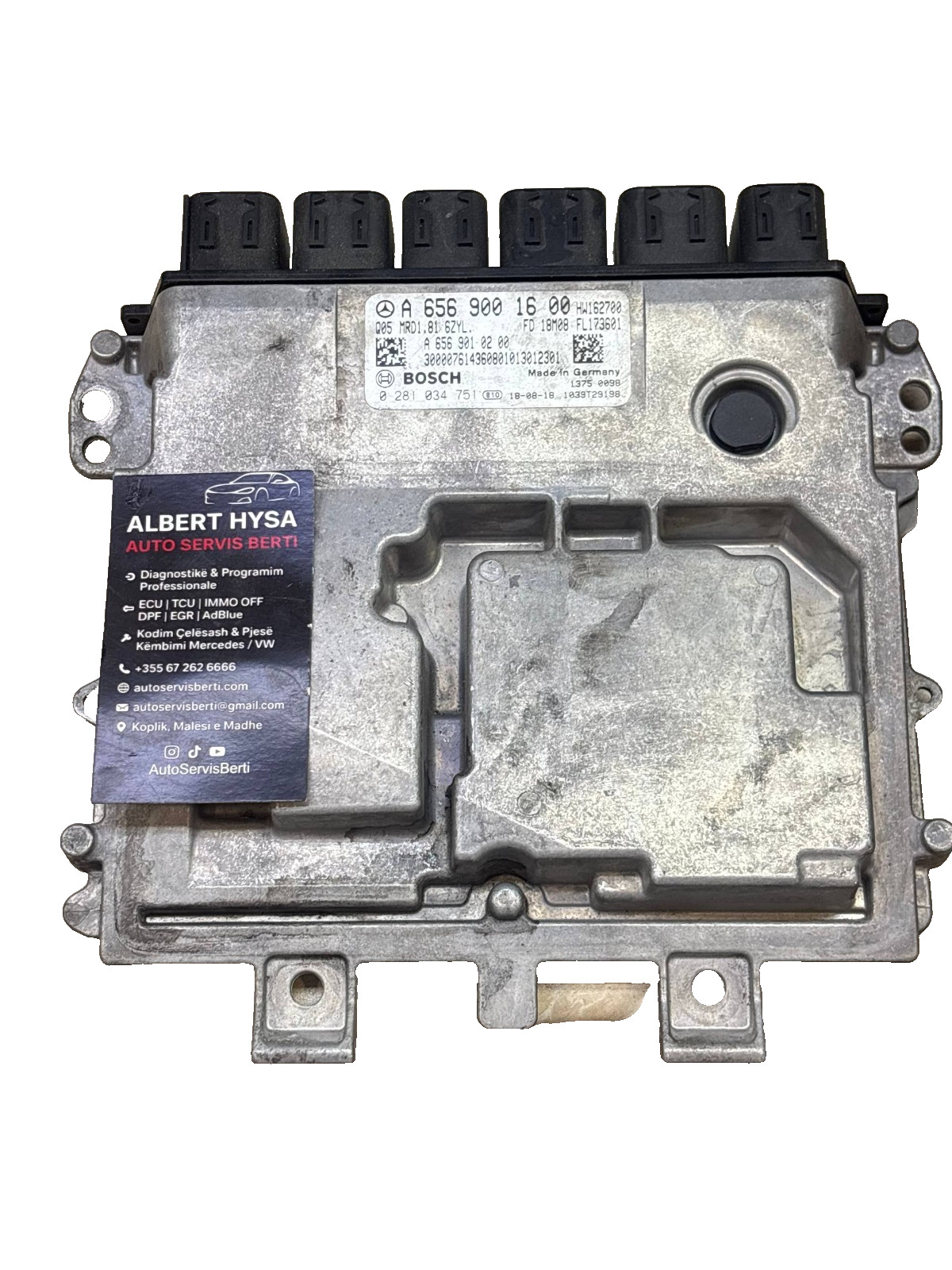 OEM Mercedes-Benz ECU Engine Control Module A6569001600 Bosch 0281034751 Genuine