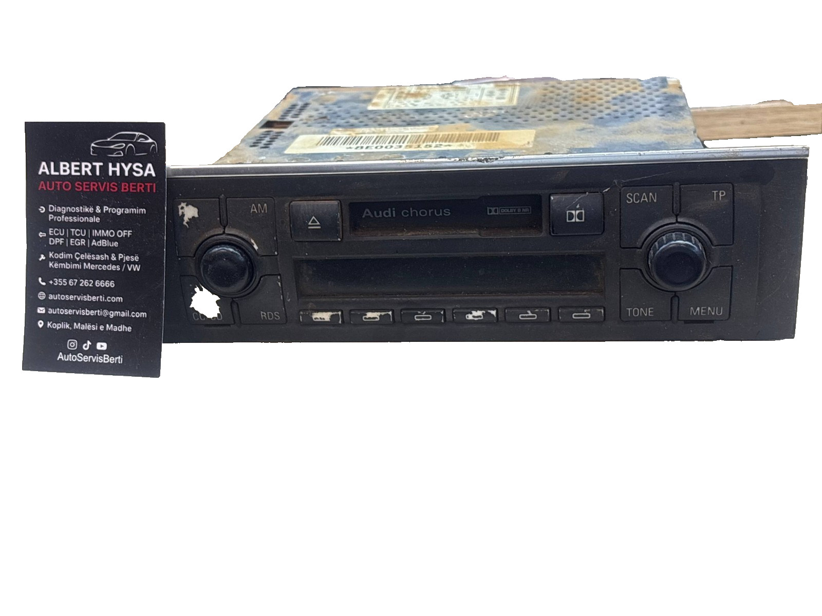 OEM Audi Chorus Radio Head Unit 8E0035152 Grundig Genuine AUZ2Z2B2664827