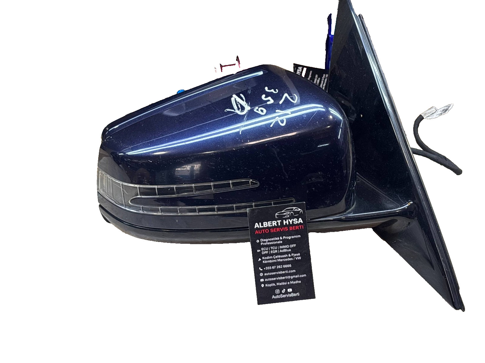 Mercedes-Benz W212 E-Class Right Side Mirror Blue A2128101016 A3159444 A3159412