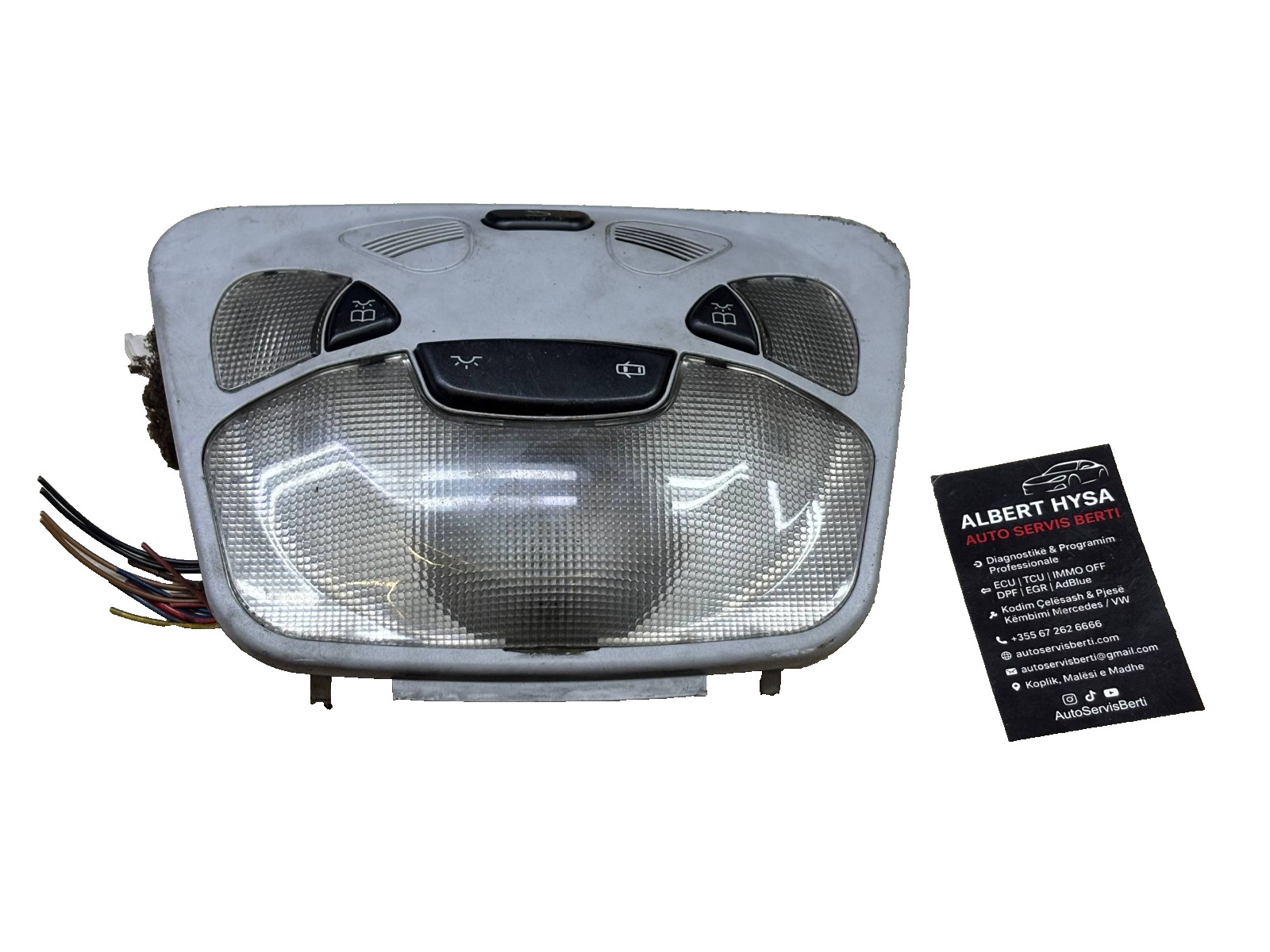 Mercedes W203 C-Class Interior Dome Light Overhead Console A2038201001 Hella OEM