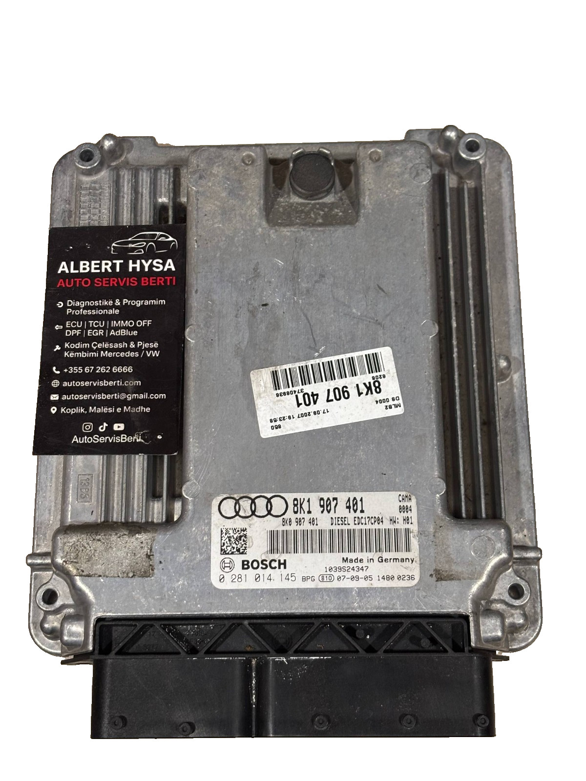 Audi Bosch Diesel ECU 8K1907401 0281014145 EDC17CP04 Engine Control Module