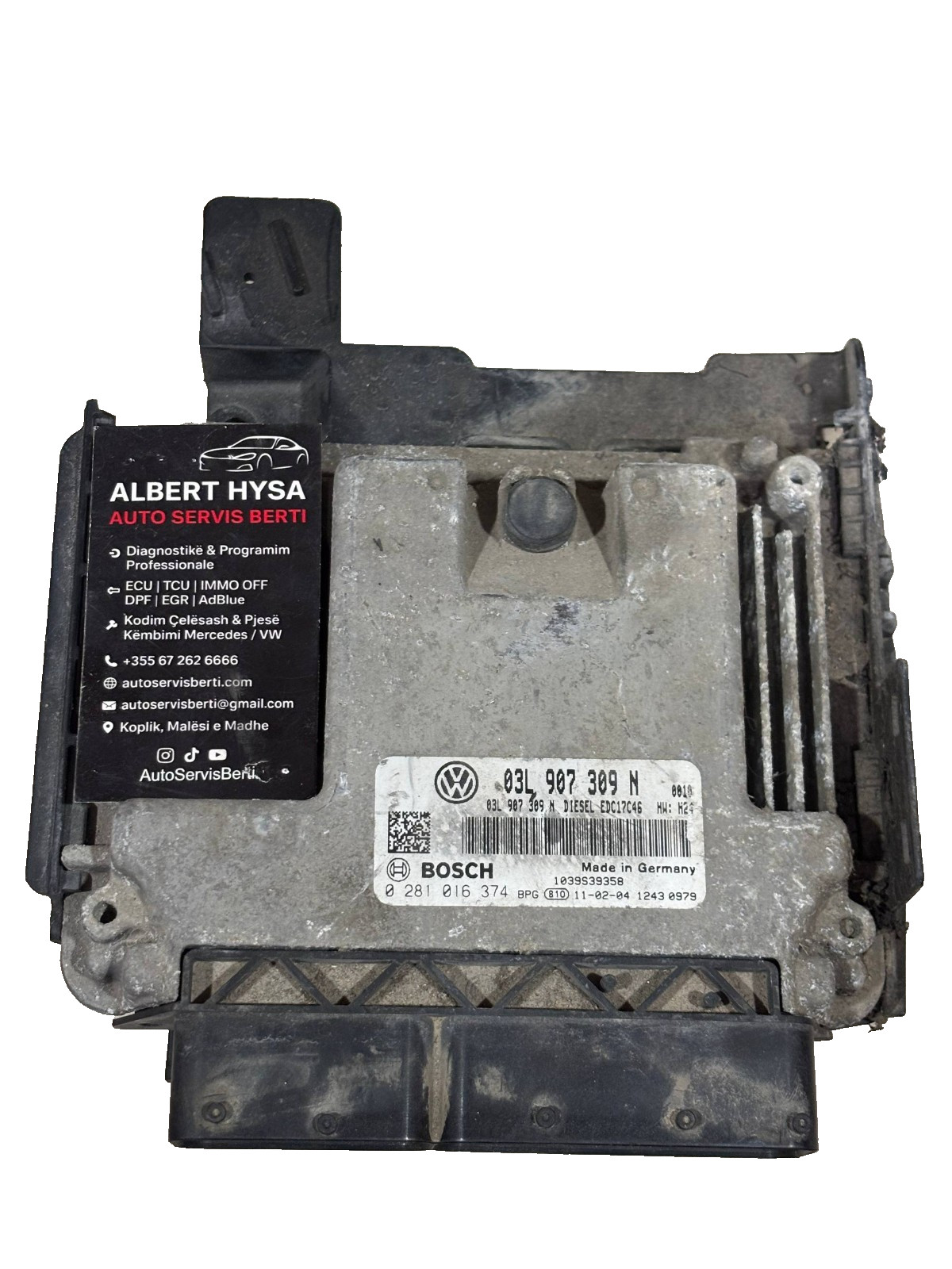 VW Volkswagen Bosch Diesel ECU 03L907309N 0281016374 EDC17C46 Engine Control