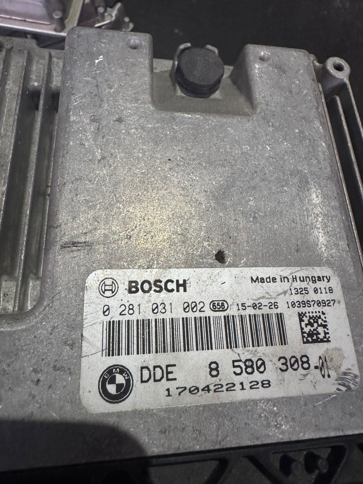 DDE8580308 Bosch EDC17C50 0281031002 Diesel Engine Control Unit