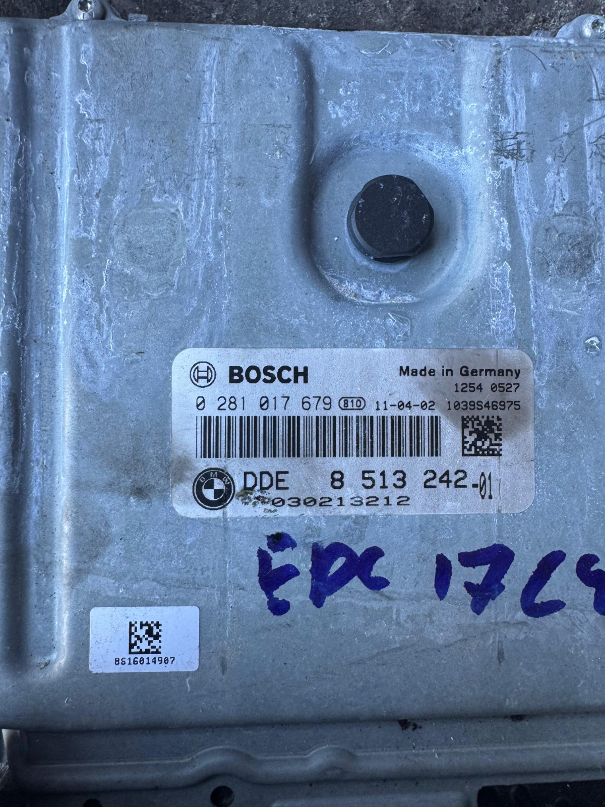 DDE8513242 01 Bosch EDC17C4 0281017679 Diesel Engine Control Unit