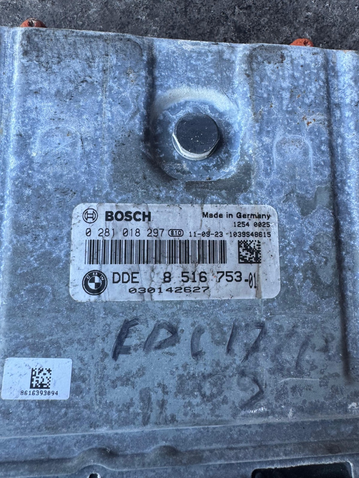 DDE8516753 01 Bosch 0281018297 Diesel Engine Control Unit