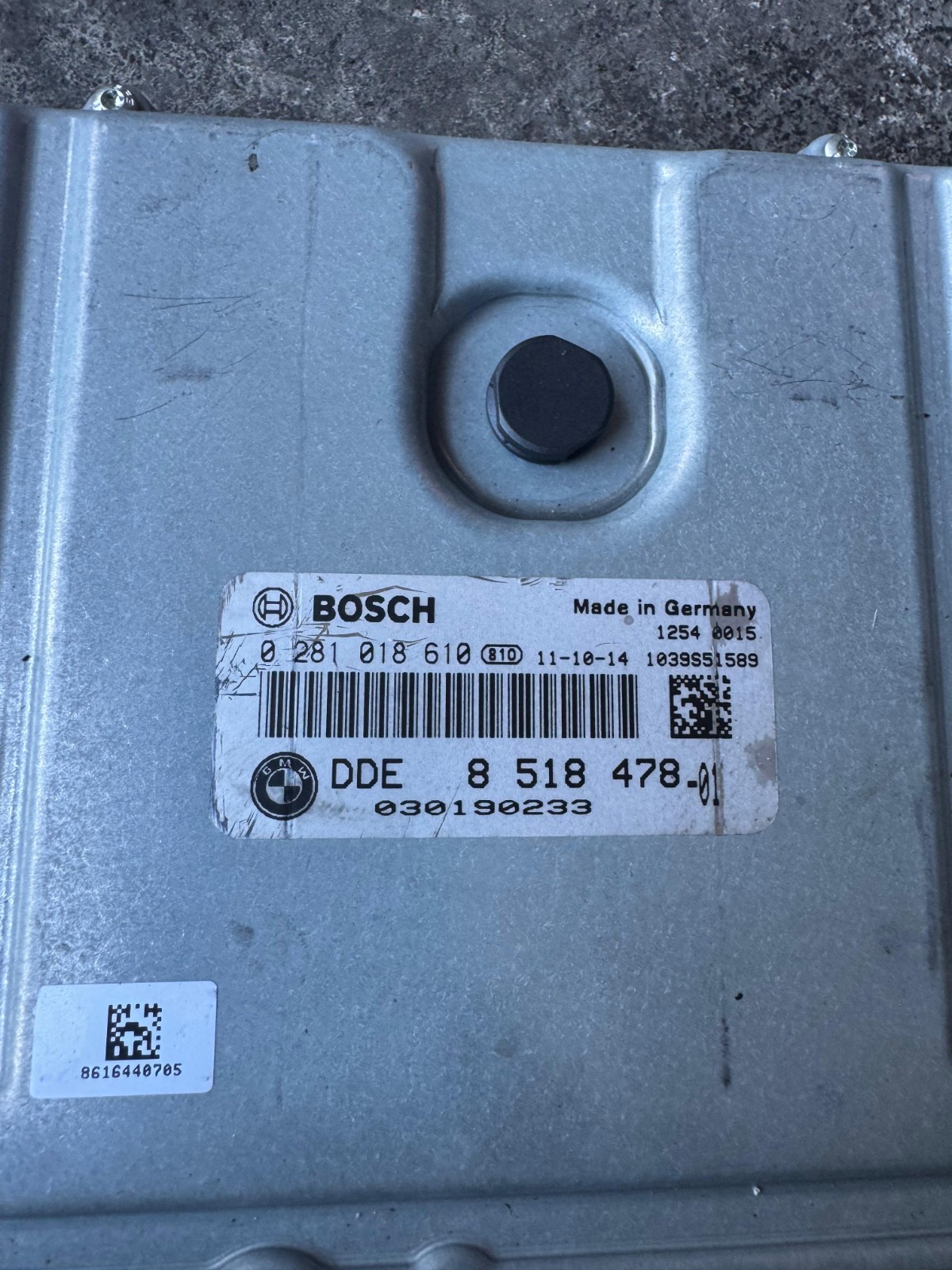 DDE8518478 01 Bosch 0281018610 Diesel Engine Control Unit