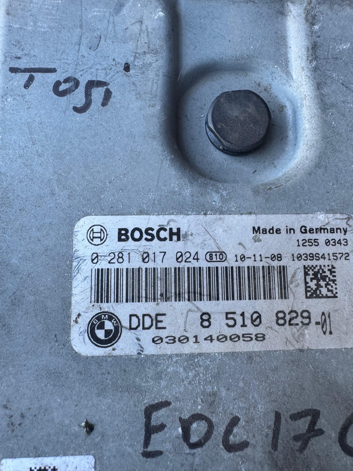 DDE8510289 01 Bosch 0281017024 Diesel Engine Control Unit