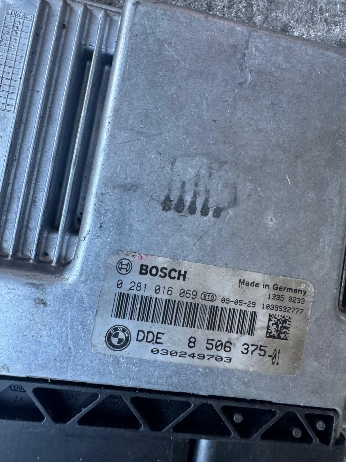 DDE8506375 01 Bosch 0281016069 Diesel Engine Control Unit