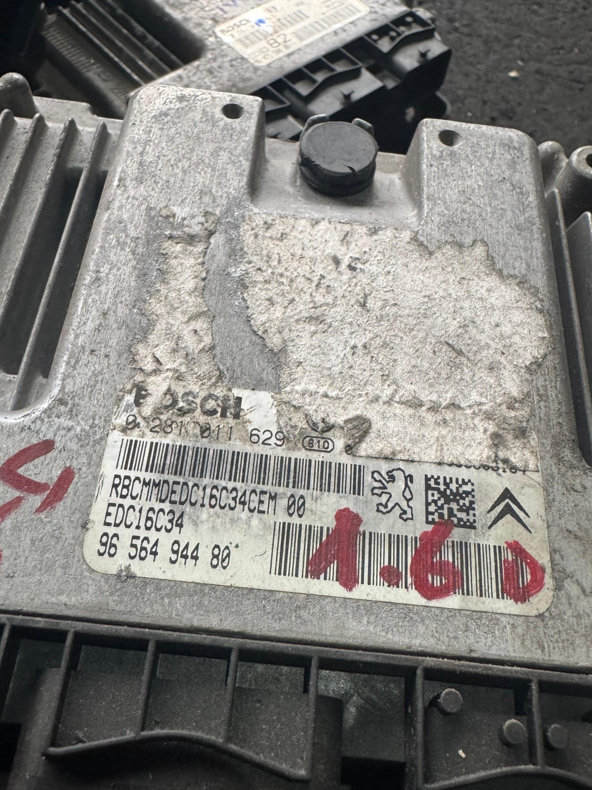 Bosch 9663755480 EDC16C34 ECU 0281013868 Diesel Engine Control Unit