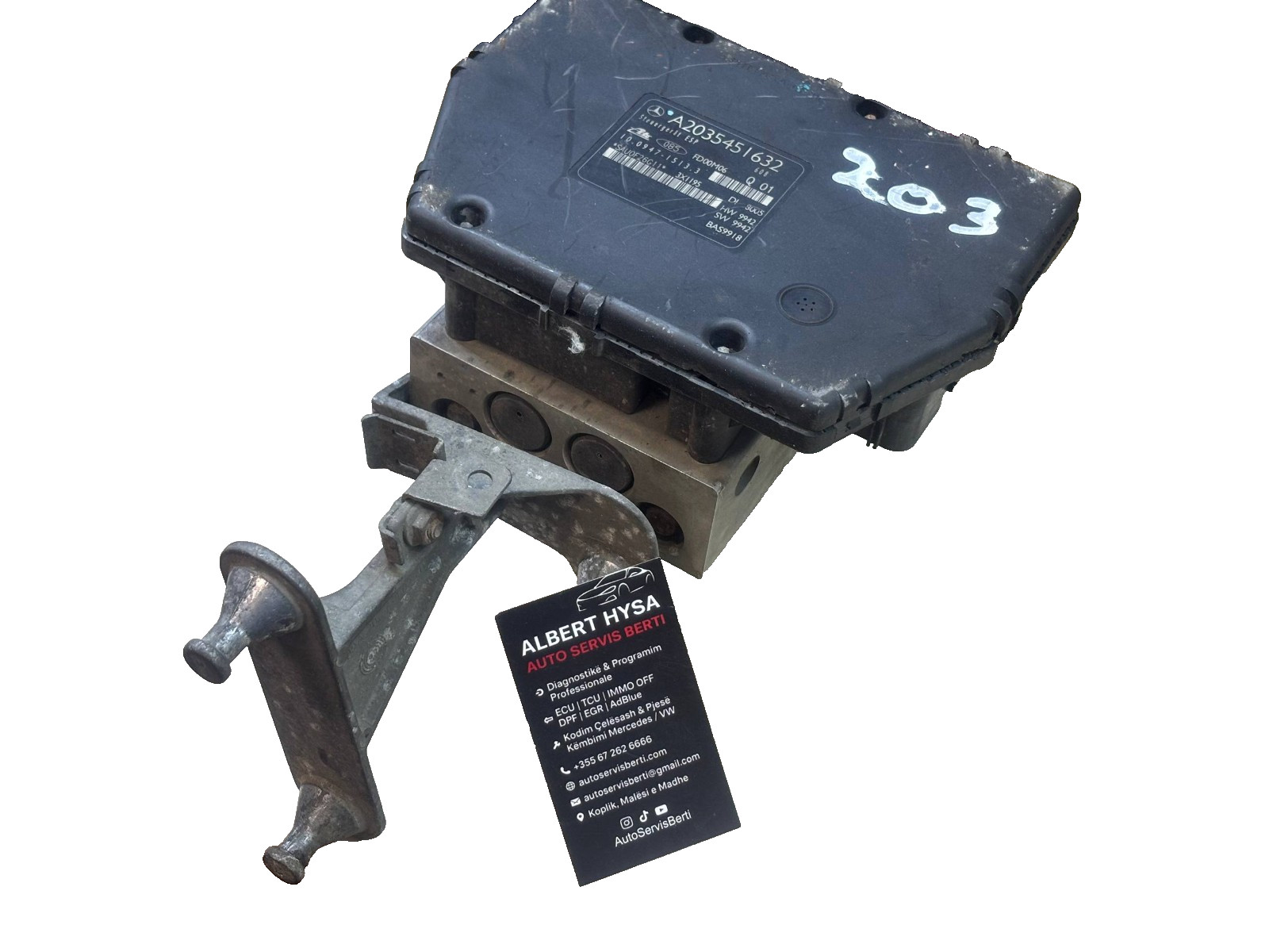 Mercedes-Benz ATE ESP ABS Pump Control Module A2035451632 10.0947-1513.3 OEM