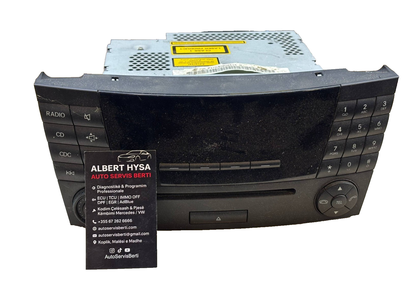 Mercedes-Benz E-Class W211 Radio CD Head Unit A2118209789 MF2310 OEM