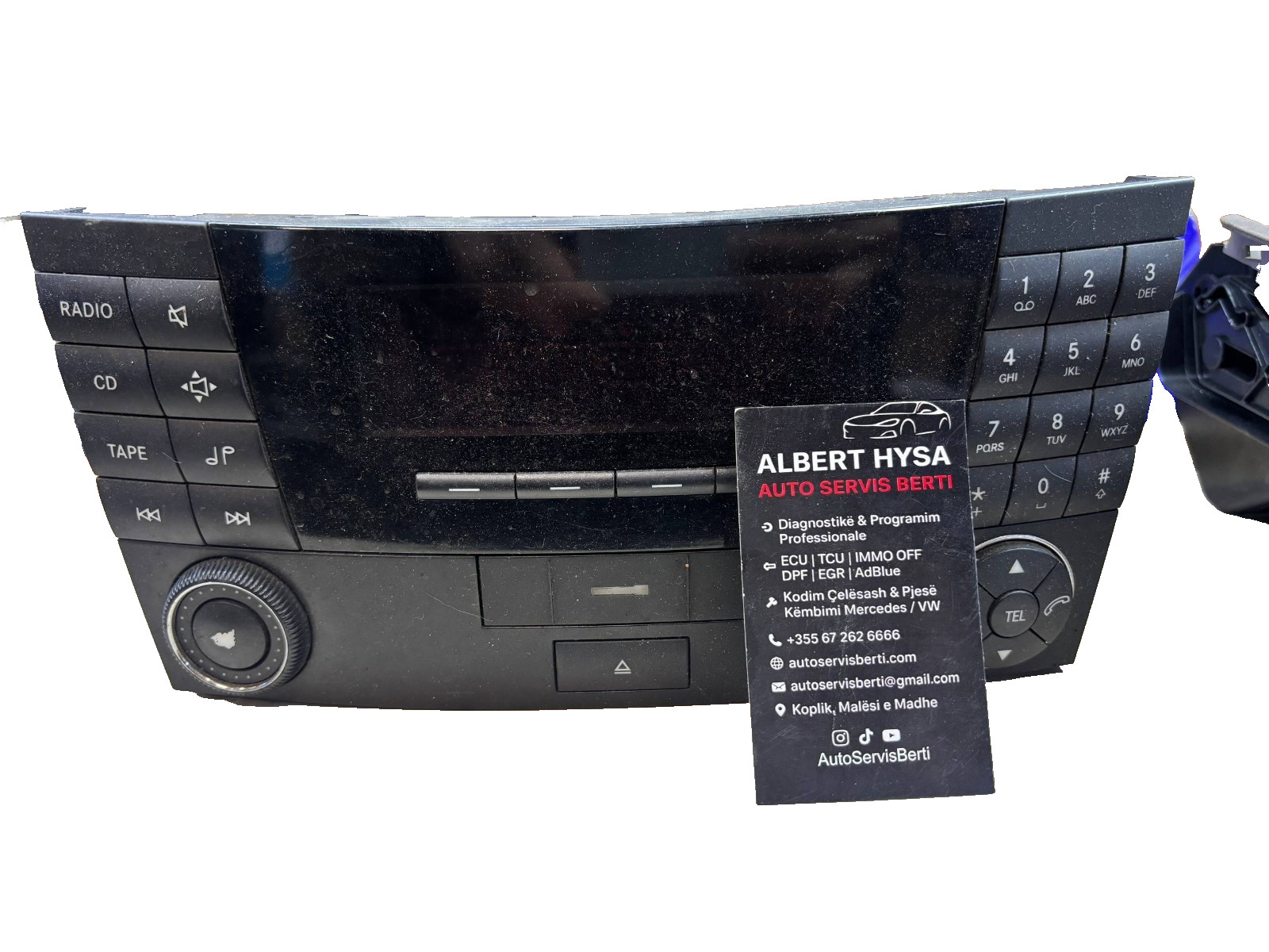 Mercedes-Benz W211 Radio CD Head Unit A2118200879 CK1211 OEM