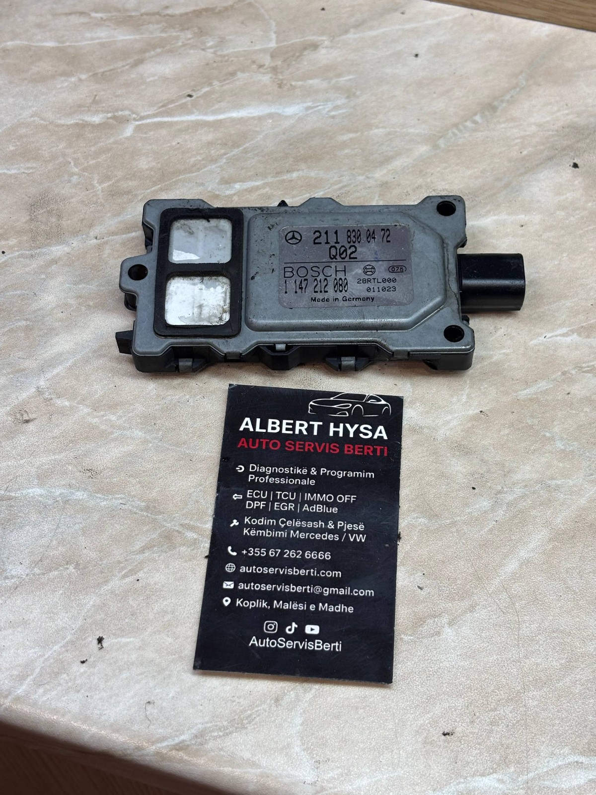 Mercedes-Benz W211 HVAC Flap Actuator Motor A2118300472 Bosch 1147212080 OEM
