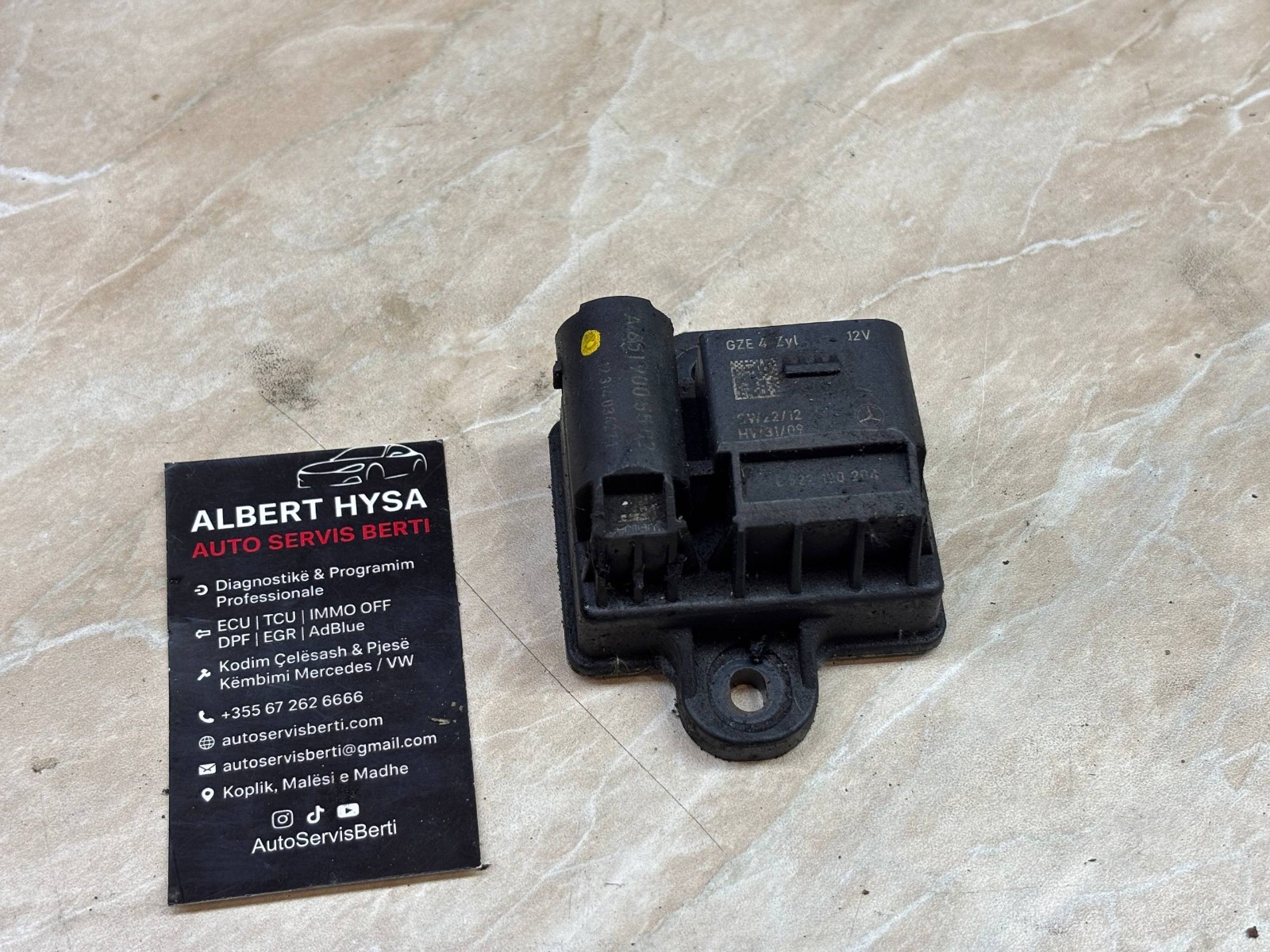 Mercedes-Benz Glow Plug Control Module Relay A6519005502 OEM