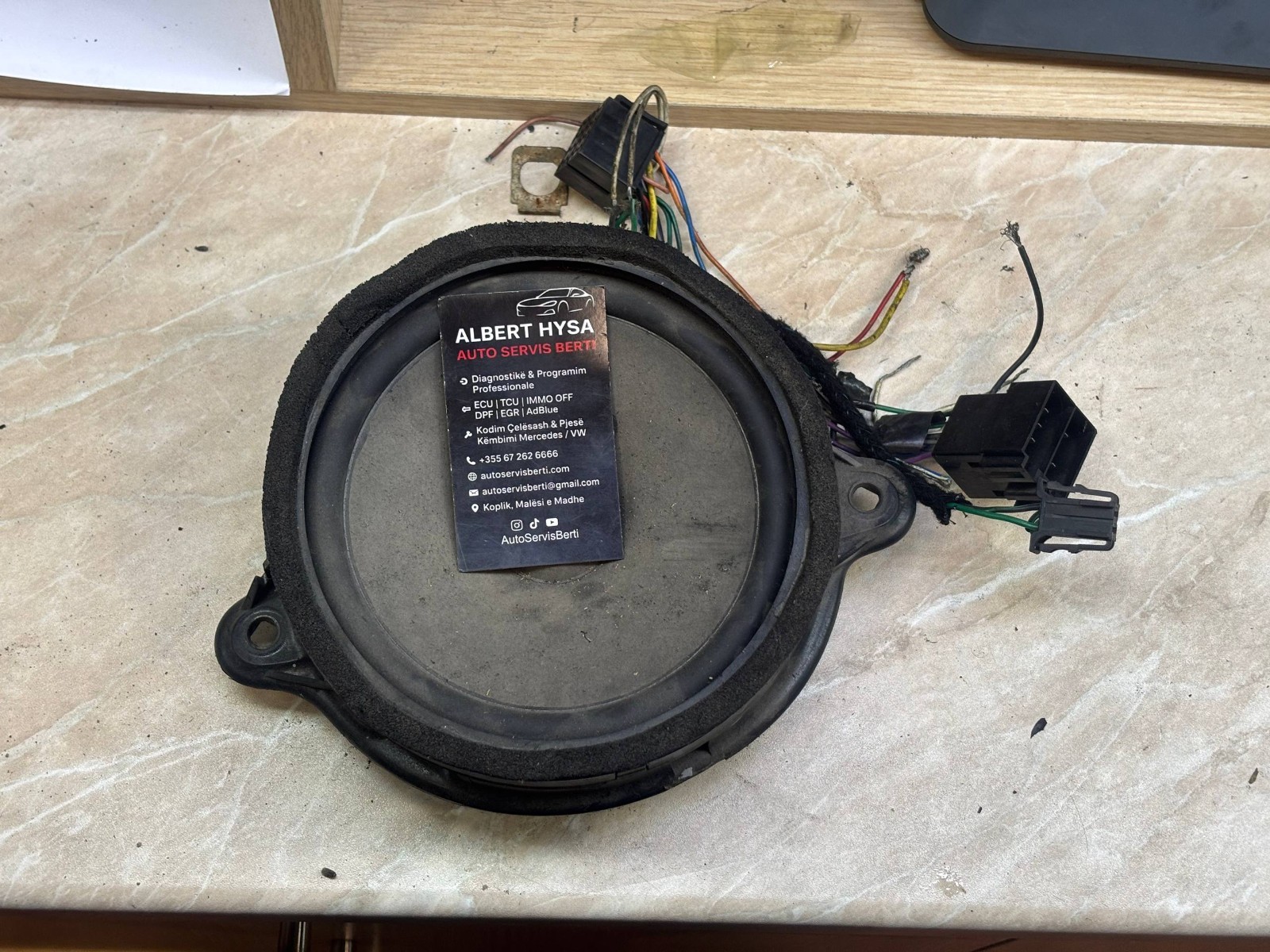 Mercedes-Benz W168 A-Class Left Speaker Subwoofer A1688200102 OEM