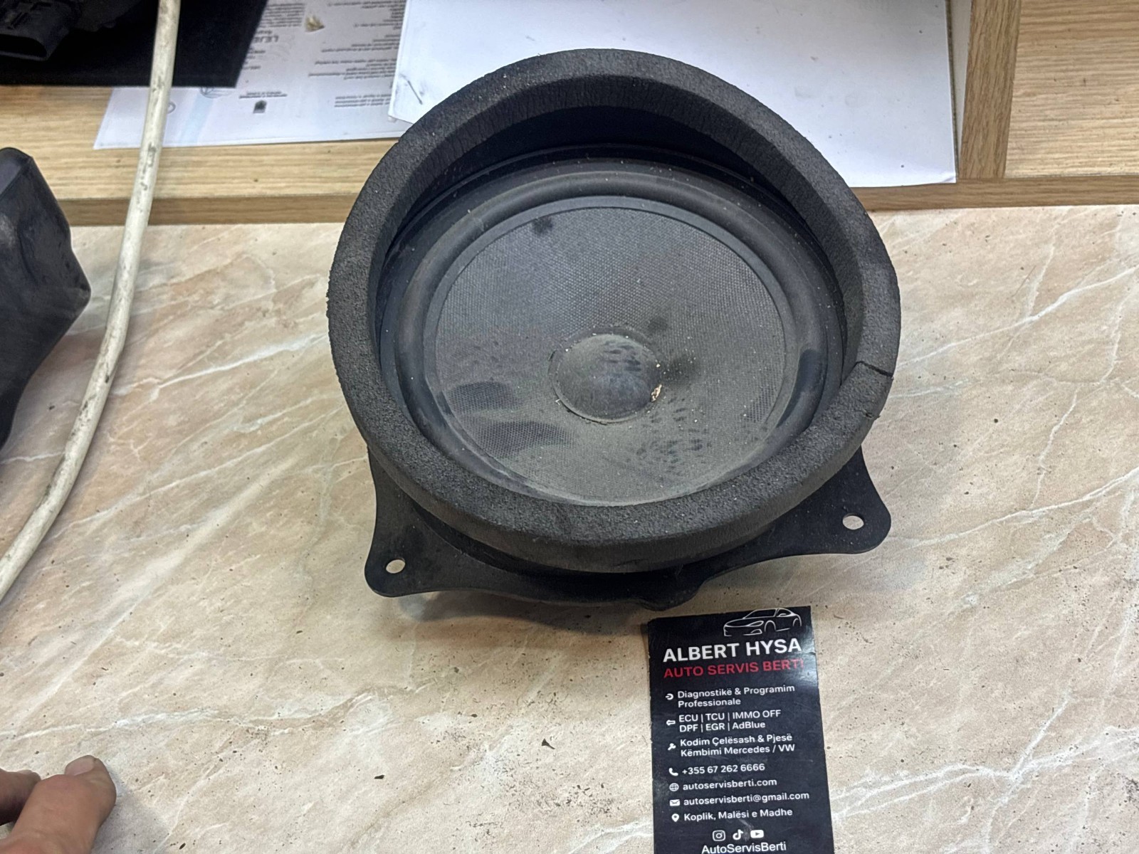 BMW OEM Speaker Subwoofer 65138379093 HAES 4 Ohm