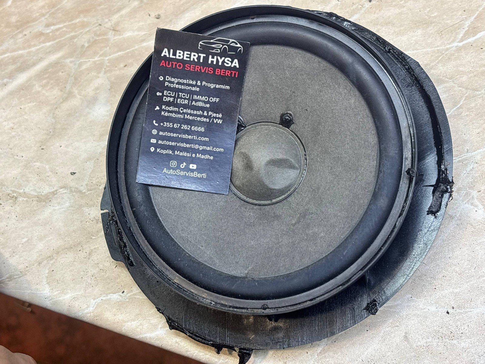Mercedes-Benz W211 E-Class Speaker Subwoofer A2118207102 OEM