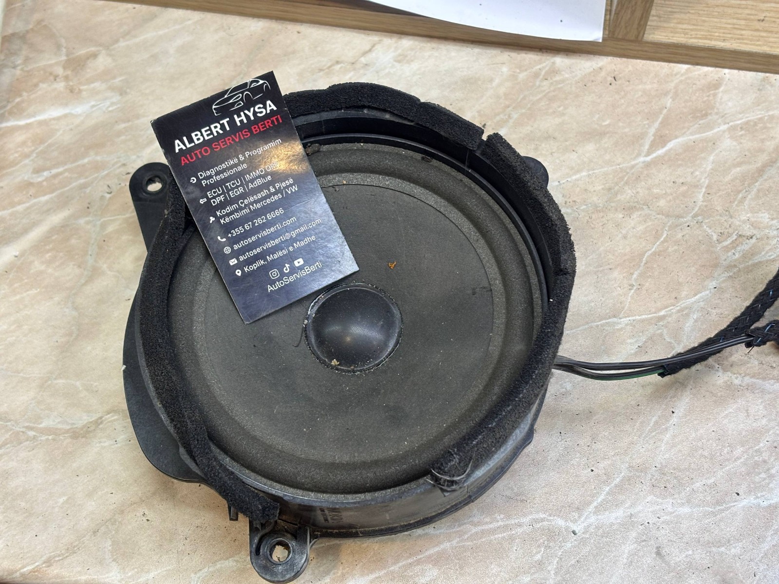 Mercedes-Benz W210 E-Class Speaker Subwoofer A2108207102 4 Ohm OEM