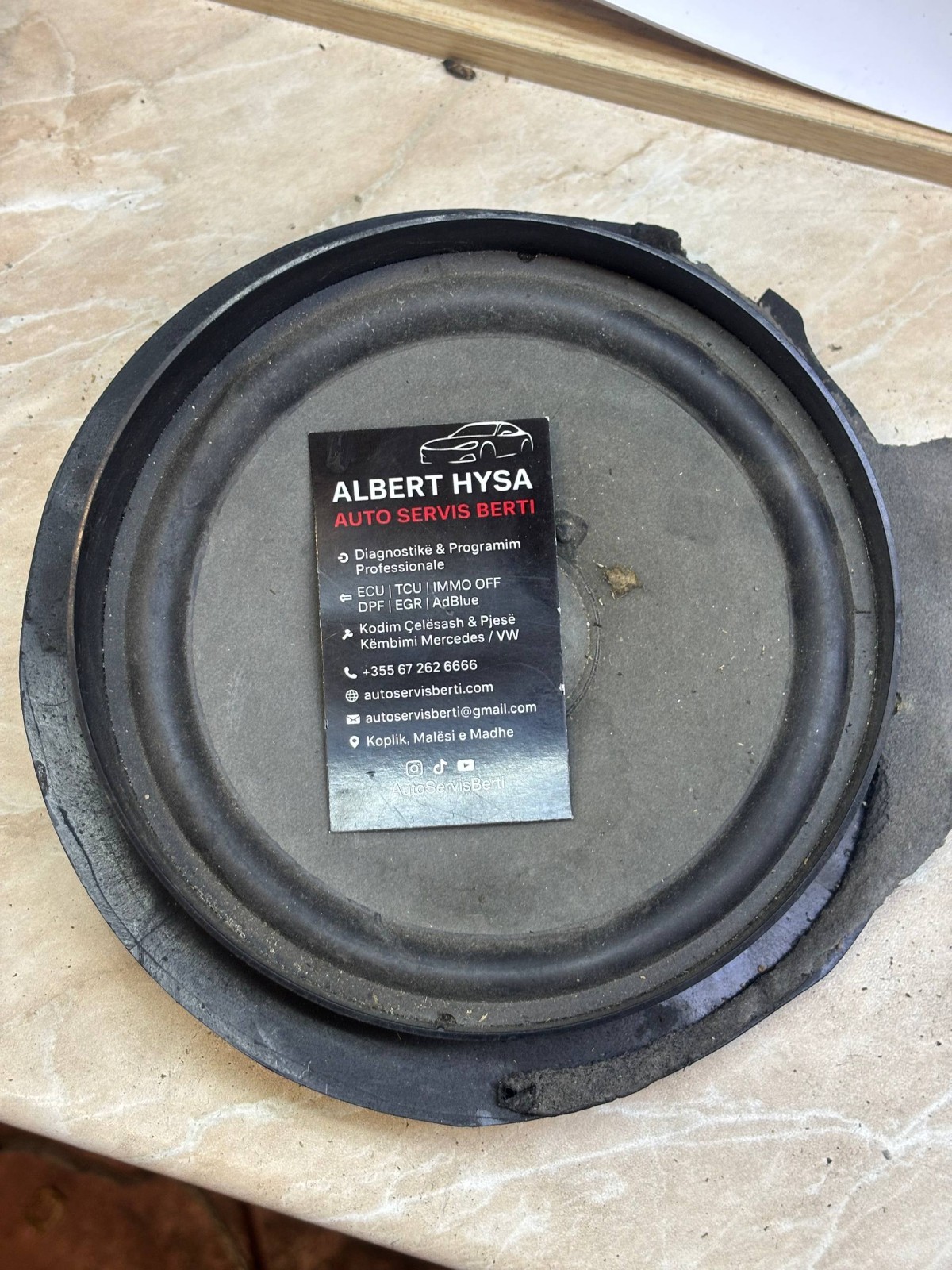 BMW OEM Rear Door / Speaker Subwoofer 6919354 HAES 4 Ohm