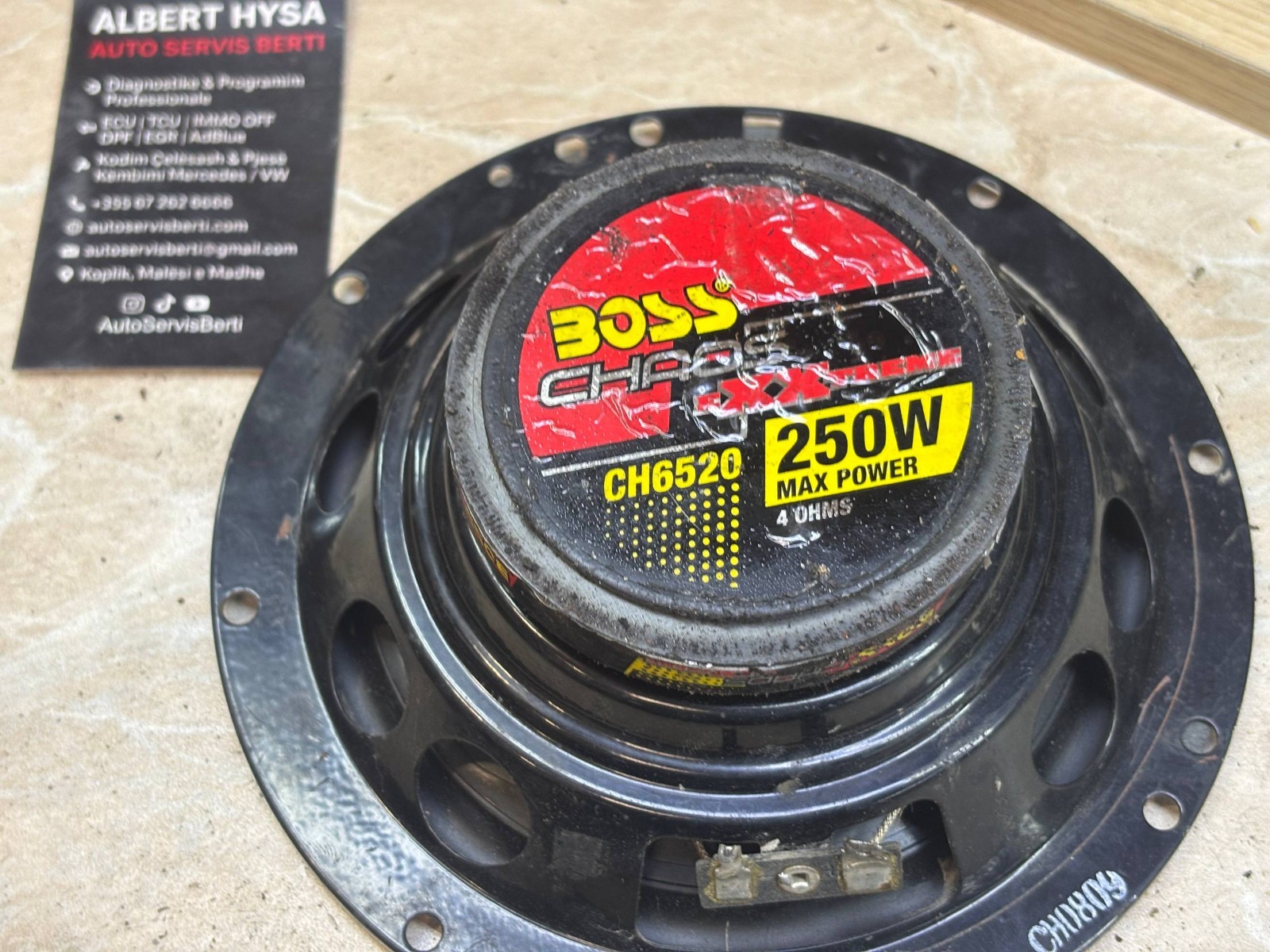 BOSS Audio CH6520 Chaos Exxtreme 6.5" Car Speaker 250W 4 Ohms