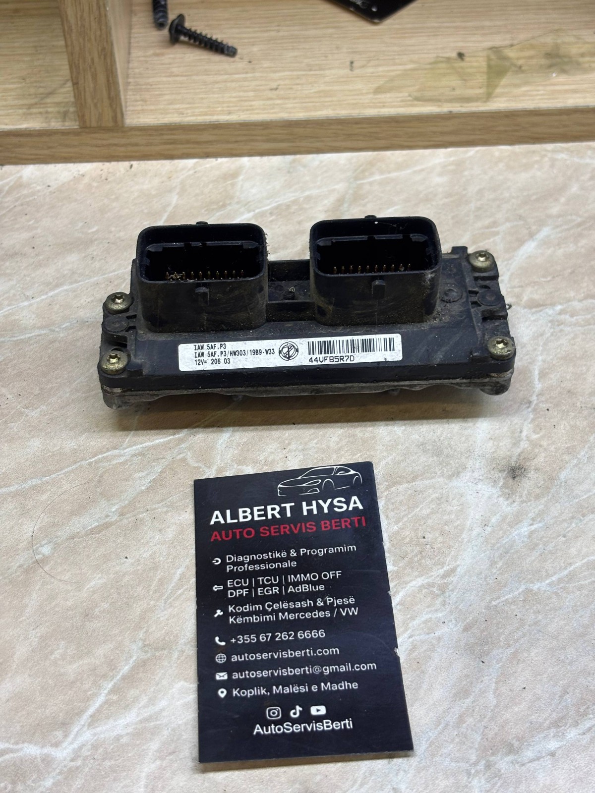 Fiat Magneti Marelli IAW 5AF.P3 Engine ECU HW303 55187377 61600.651.02