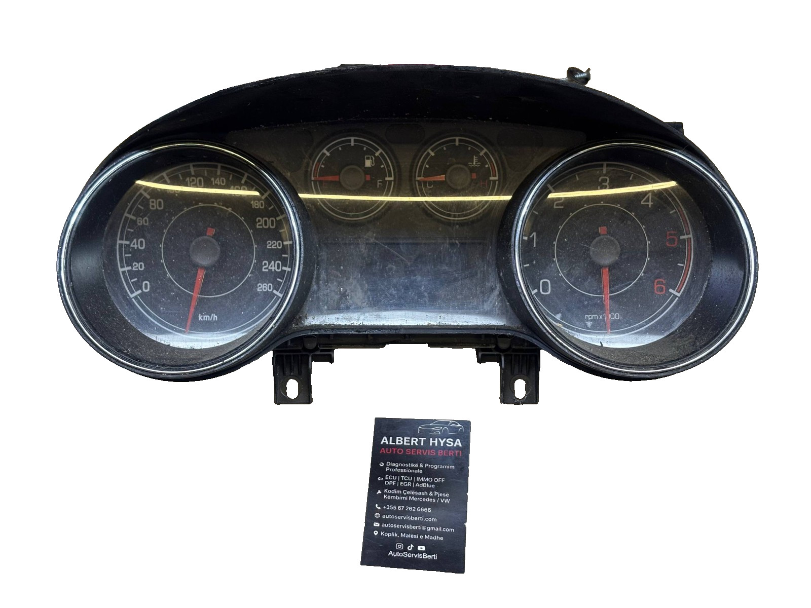 Fiat Instrument Cluster Speedometer OEM 55500198 04 Complete Kit Available