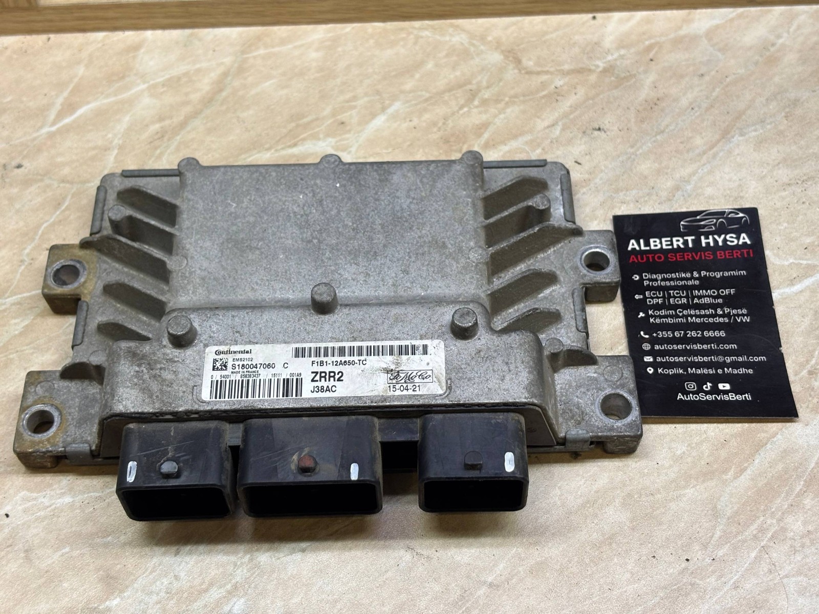Ford ECU Continental EMS2102 F1B1-12A650-TC S180047060C Complete Kit Available