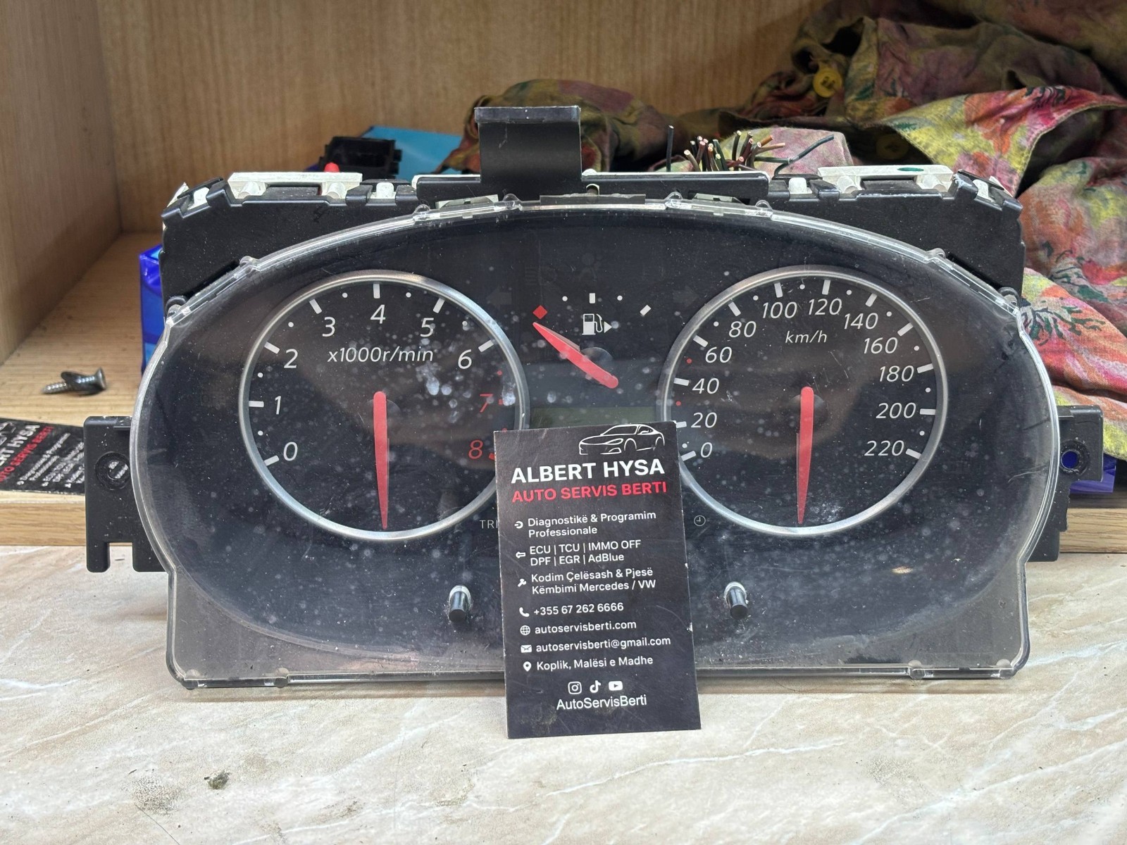 Nissan Note Instrument Cluster Speedometer 8K0010060724 00192 Full Kit Available