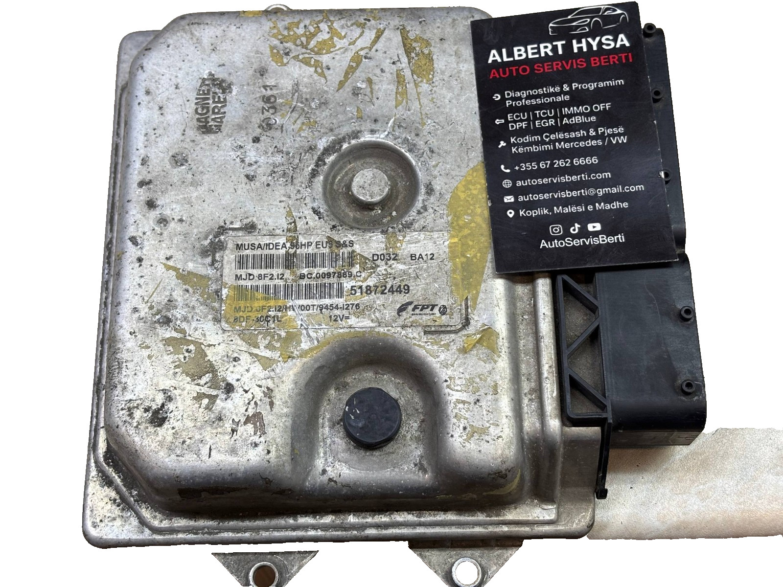 Fiat Musa Idea ECU MJD8F2.I2 51872449 BC0097889C Full Kit Available