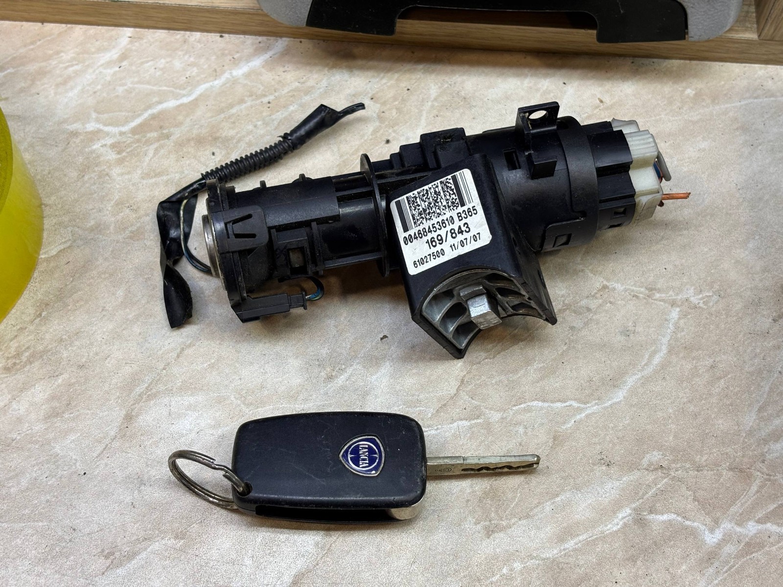 Lancia Ypsilon Ignition Switch Lock With Key 00468453610 B365 Full Kit Available