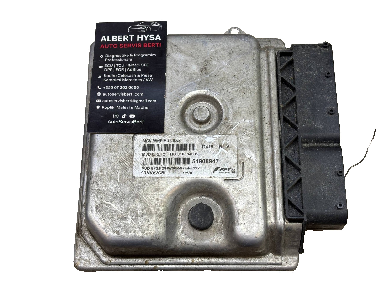 Fiat ECU MJD8F2.F2 51908947 MCV 95HP EU5 S&S Full Kit Available