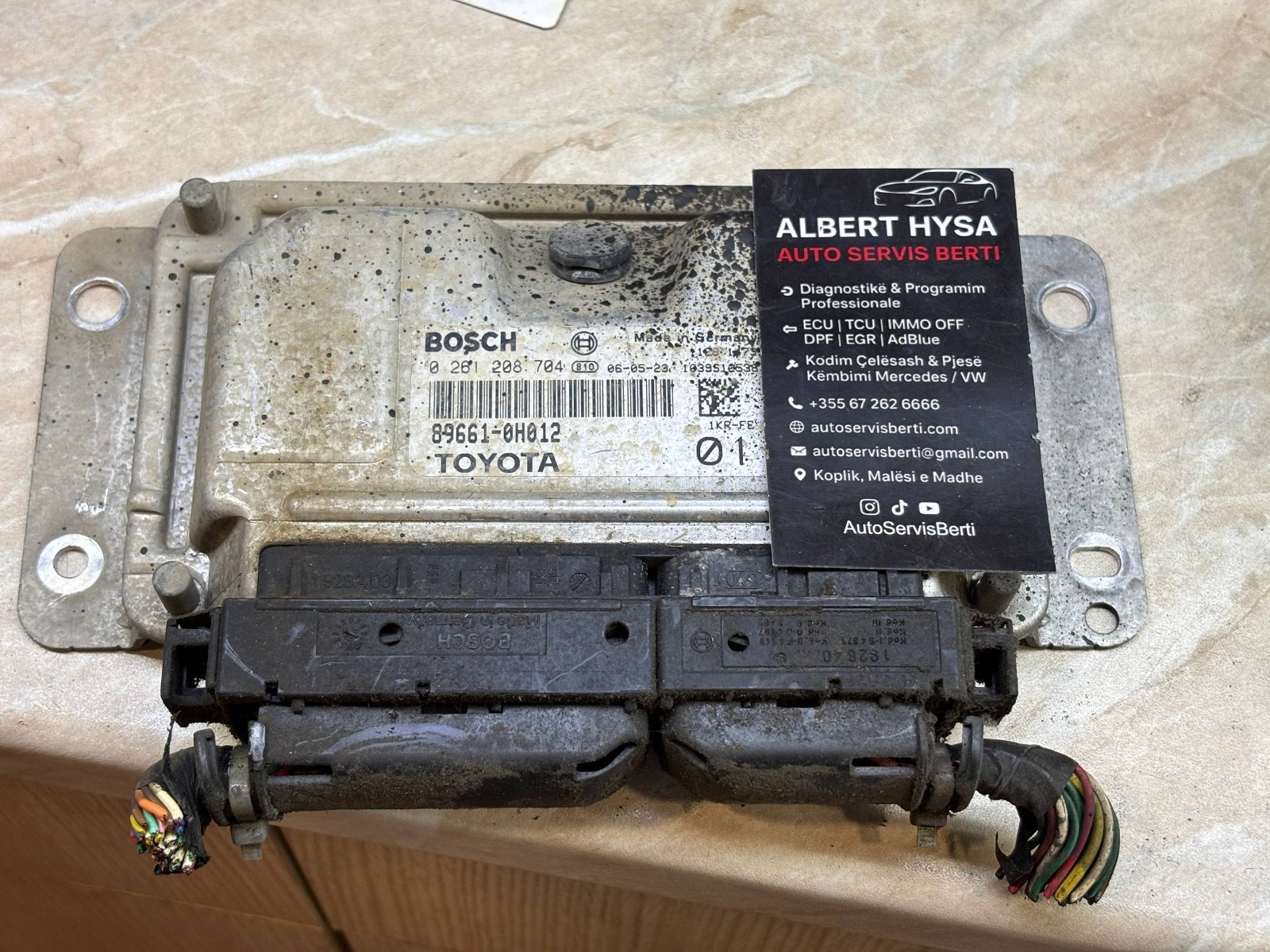 Toyota Bosch ECU 89661-0H012 0261208704 Full Kit Available