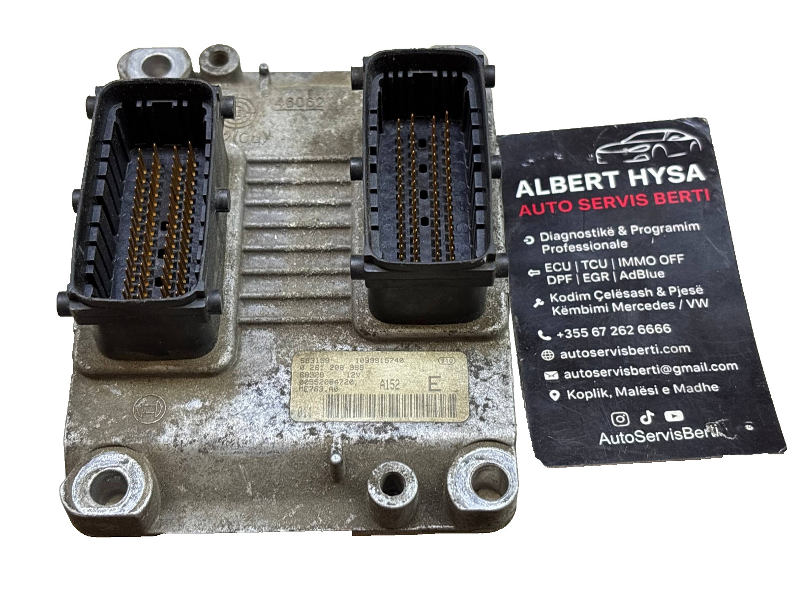 Bosch ECU Engine Control Module 0261208969 12V Fiat Alfa Lancia OEM