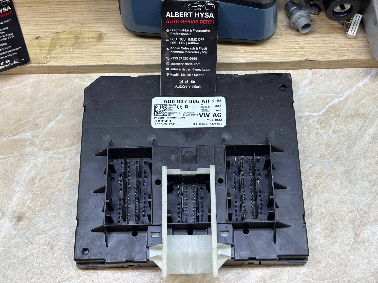VW Golf 7 BCM Body Control Module 5Q0 937 086 AH Bosch 5Q0937086AH