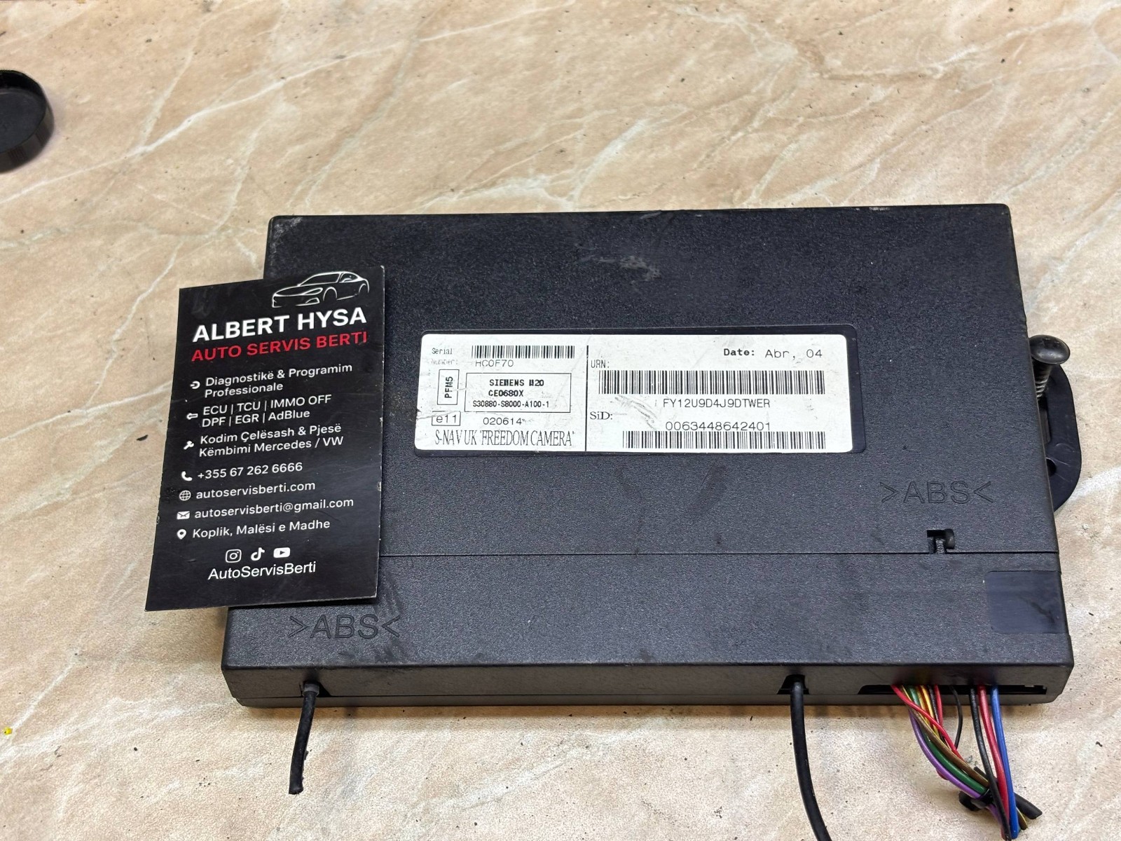 Navigation Control Module Siemens H2O CE0680X S30880S8000A1001 OEM