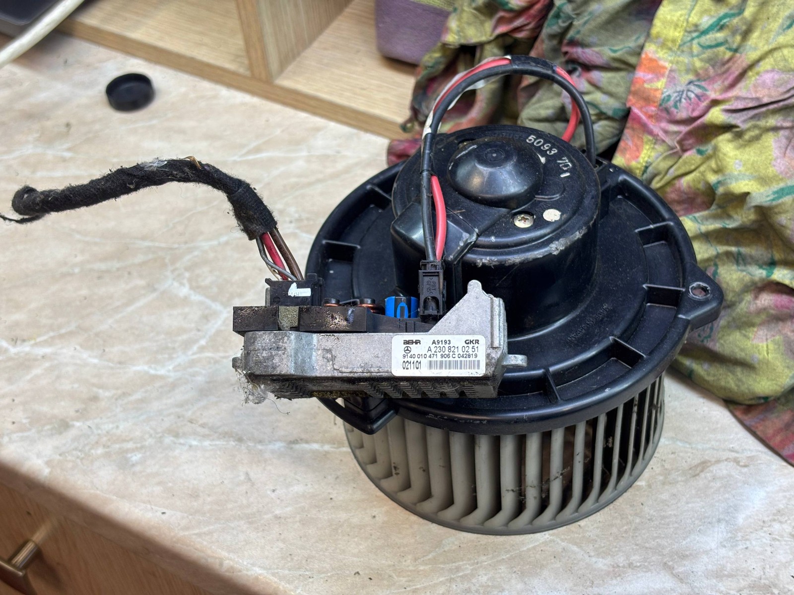Mercedes Heater Blower Motor Fan Assembly A2308210251 9140010471 OEM