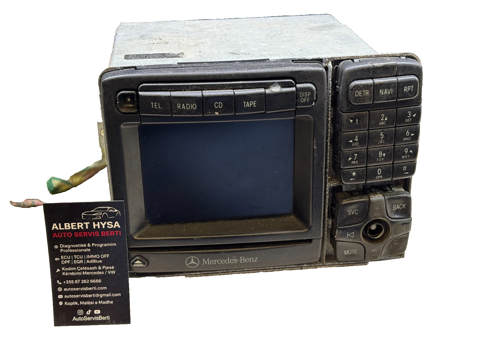 Mercedes COMAND 2.5D Navigation Head Unit A2208204989 Bosch OEM