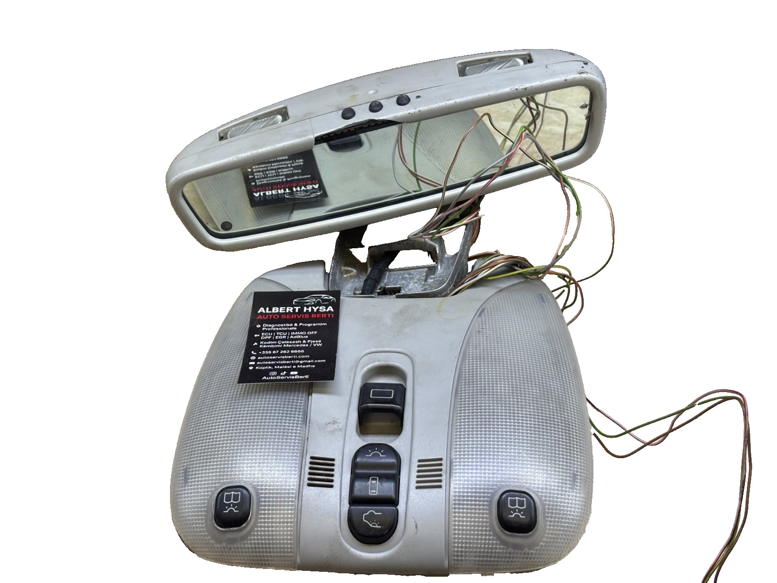 Mercedes CLK W215 Interior Rear View Mirror Dome Light Assembly A2158201493 OEM
