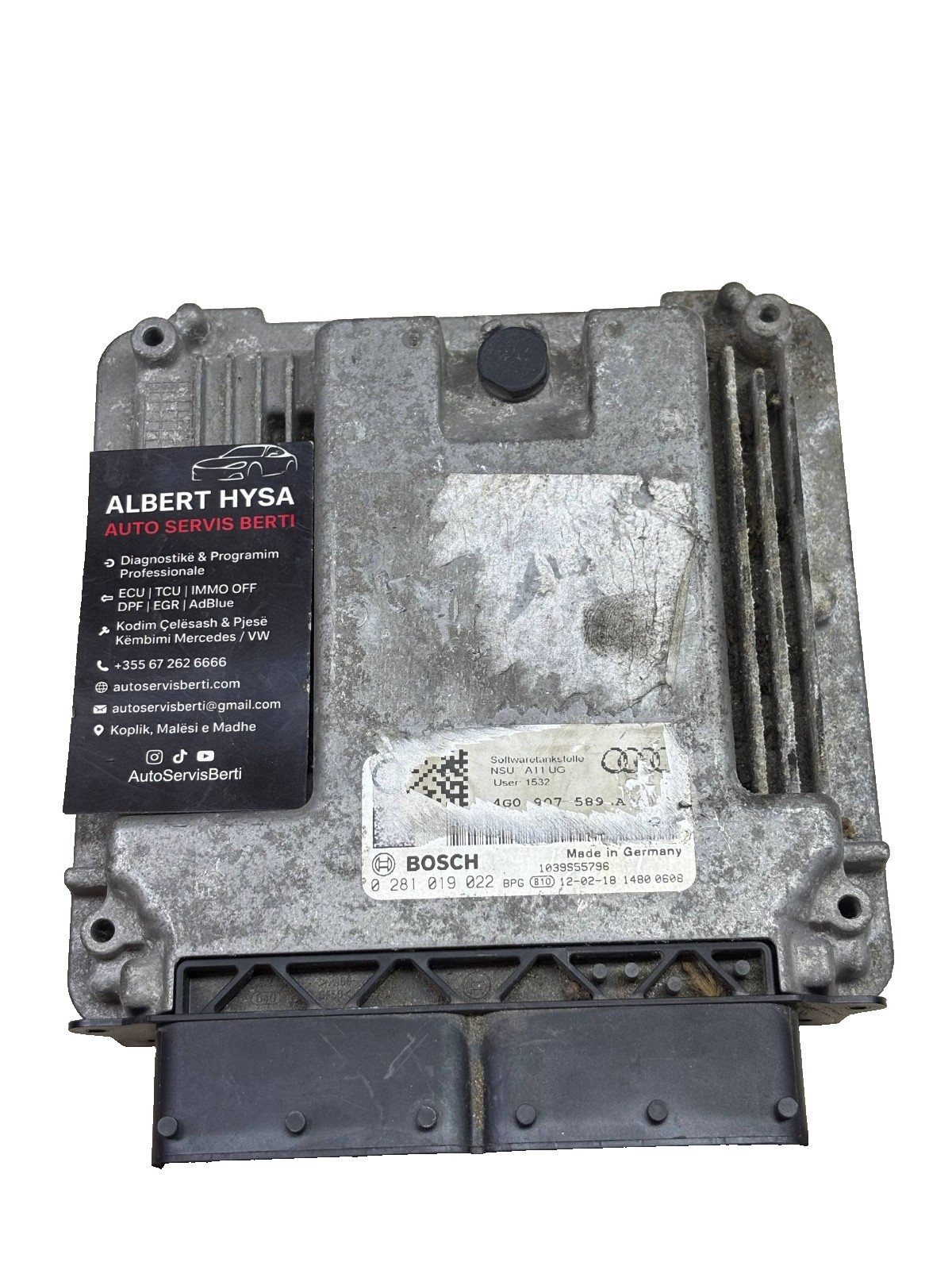 Audi A6 A7 3.0 TDI Engine ECU Bosch 0281019022 4G0907589A 4G0 907 589 A