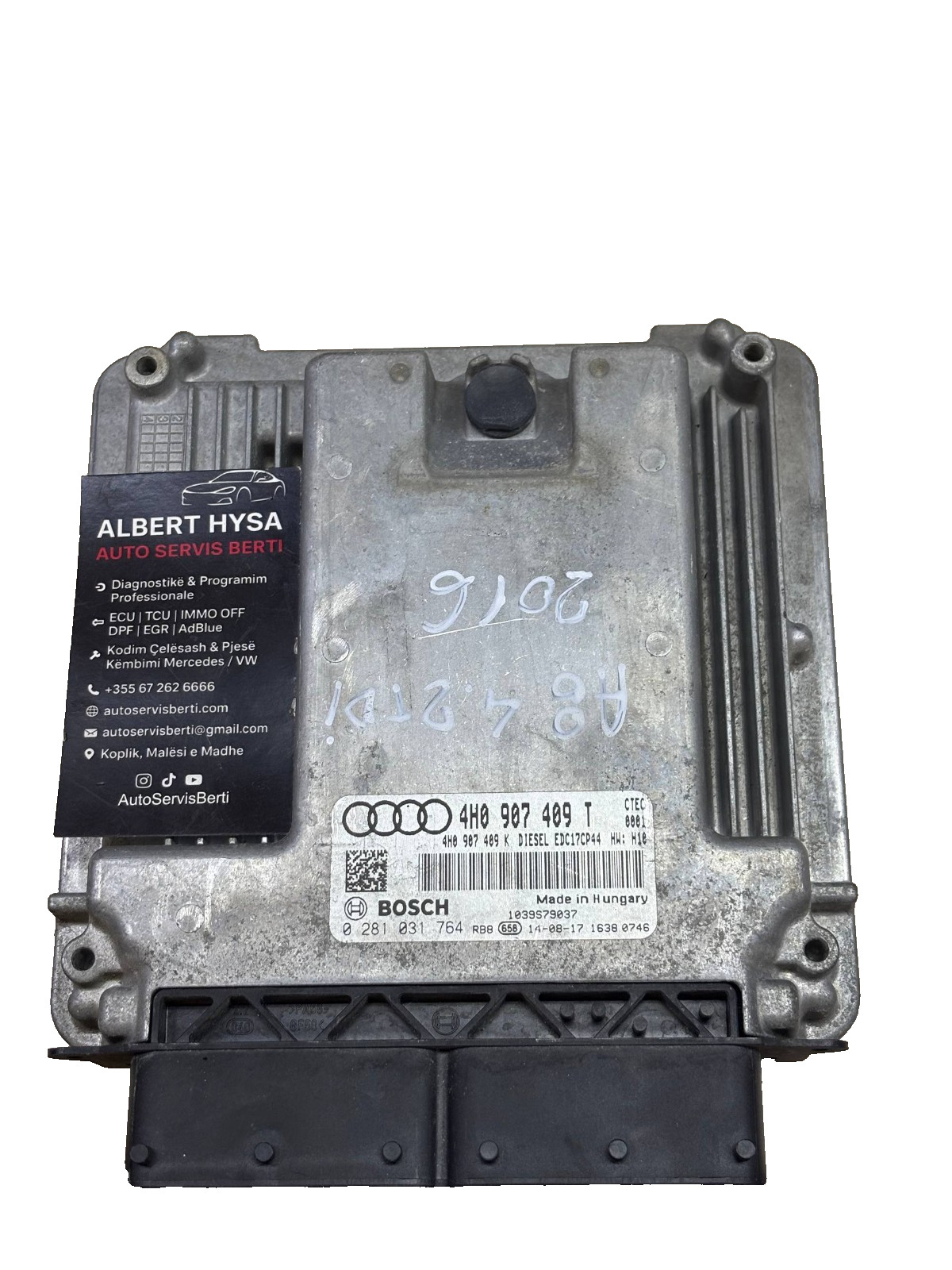 Audi A4 A5 A6 2.0 TDI ECU Bosch 0281031764 4H0907409T Engine Control Unit