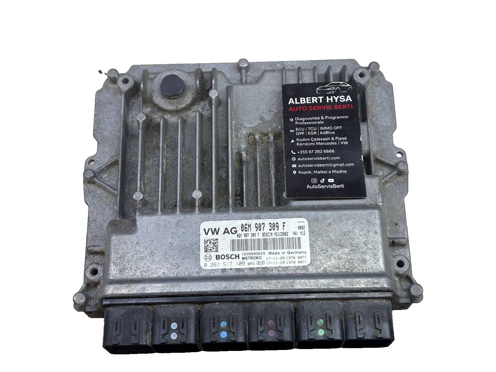 VW Audi ECU 06M907309F Bosch 0261S17109 Engine Control Unit Petrol