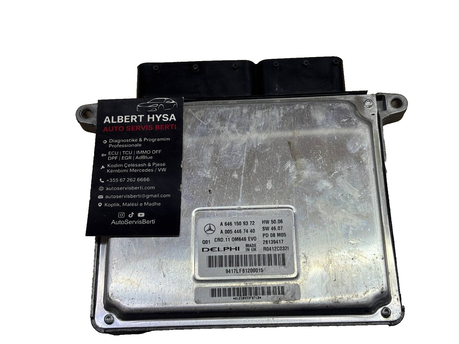 Mercedes ECU A6461509372 Delphi CRD11 OM646 A0054467440 Engine Control crd11